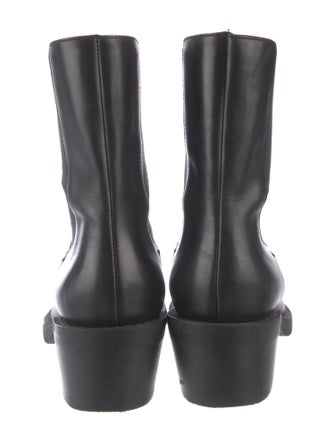 Khaite Leather Chelsea Boots