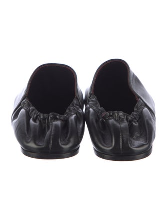 Khaite Leather Mules