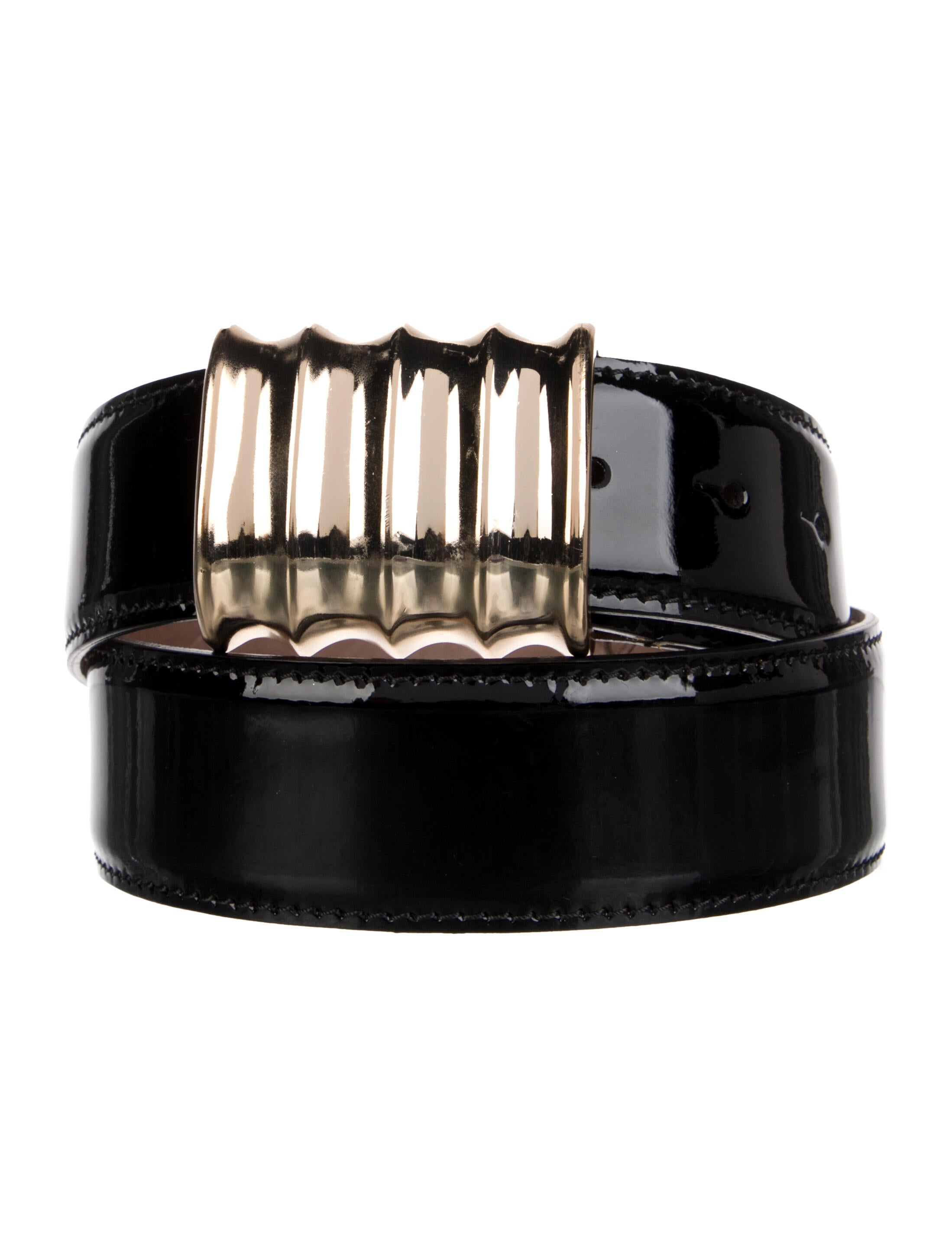 Khaite Patent Leather Belt