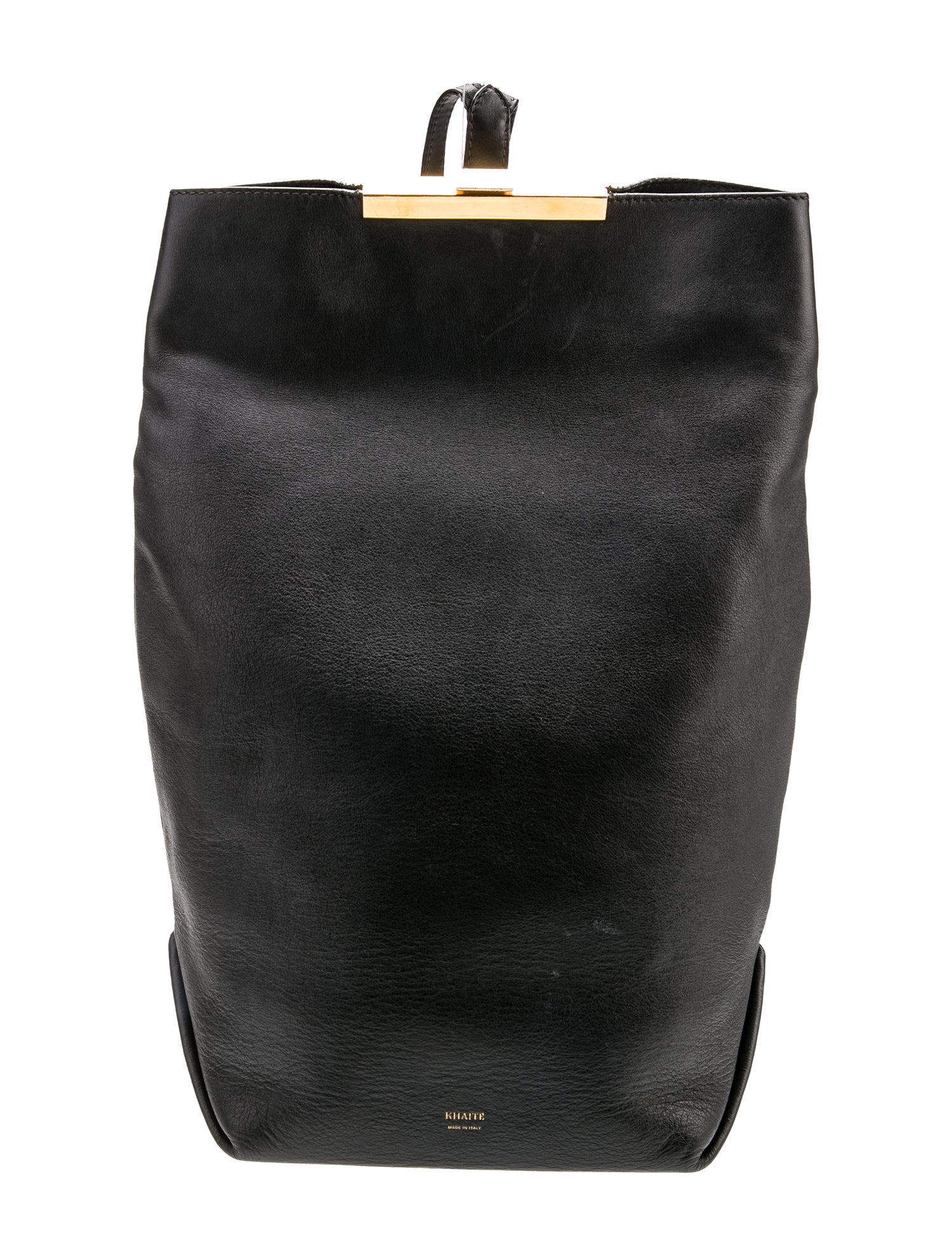 Khaite Leather Bucket Bag