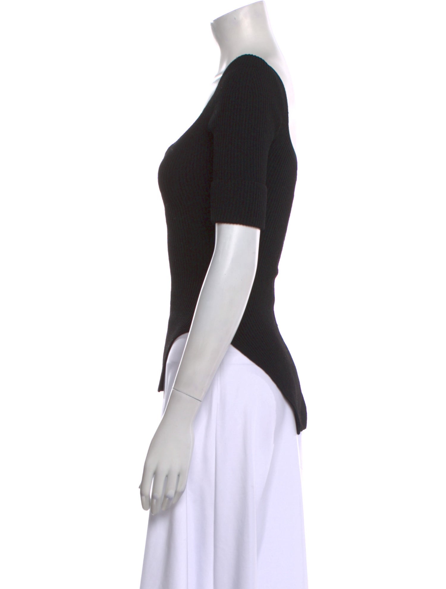 Khaite Scoop Neck Short Sleeve T-Shirt