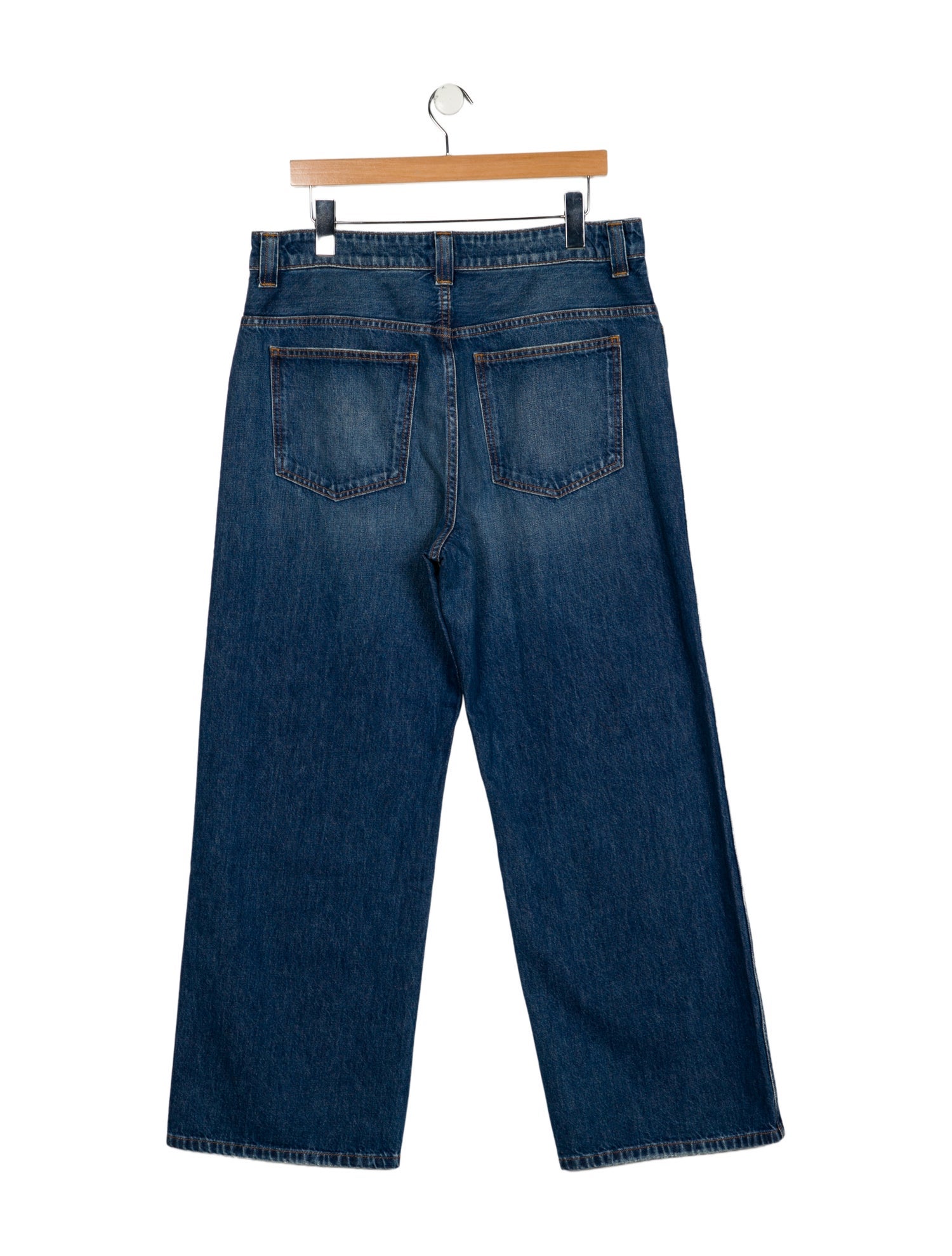 Khaite High-Rise Wide Leg Jeans