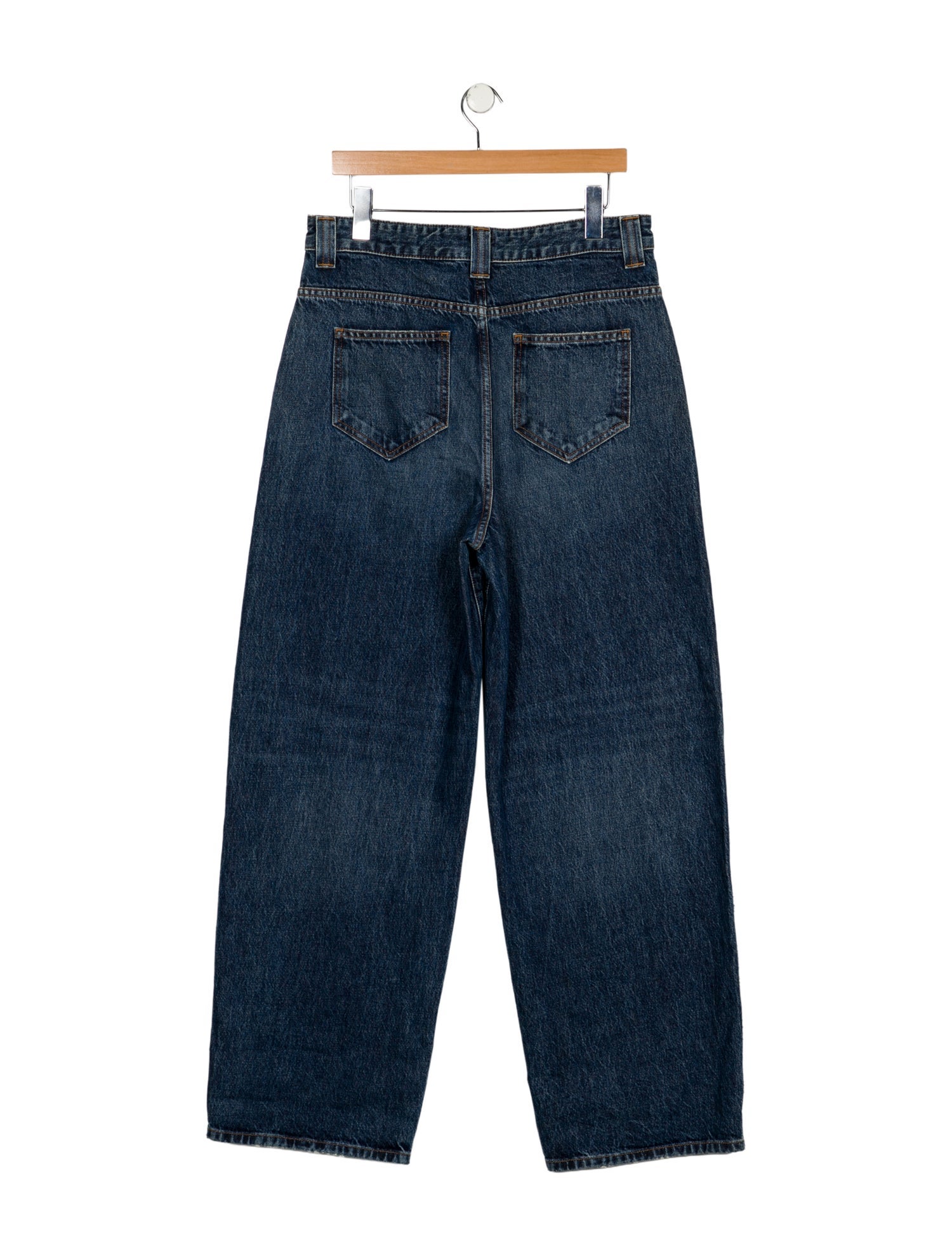 Khaite High-Rise Wide Leg Jeans