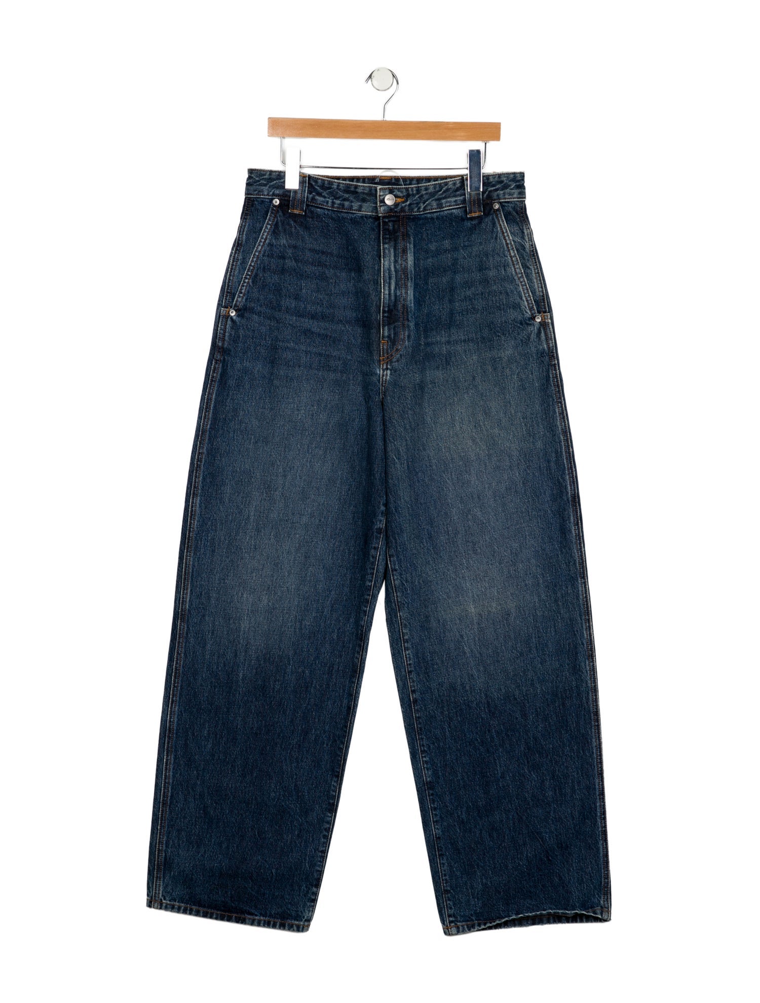 Khaite High-Rise Wide Leg Jeans w/ Tags