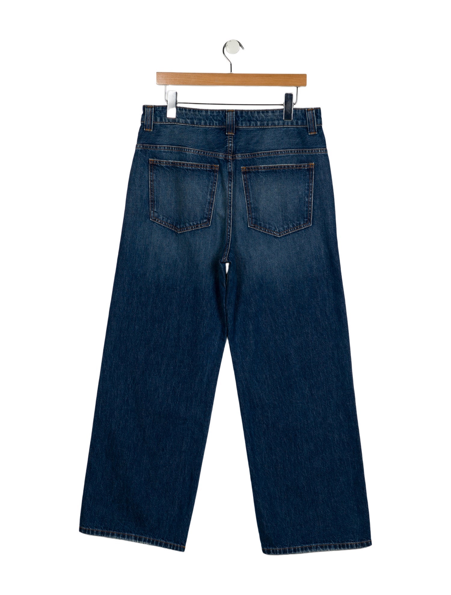 Khaite High-Rise Wide Leg Jeans