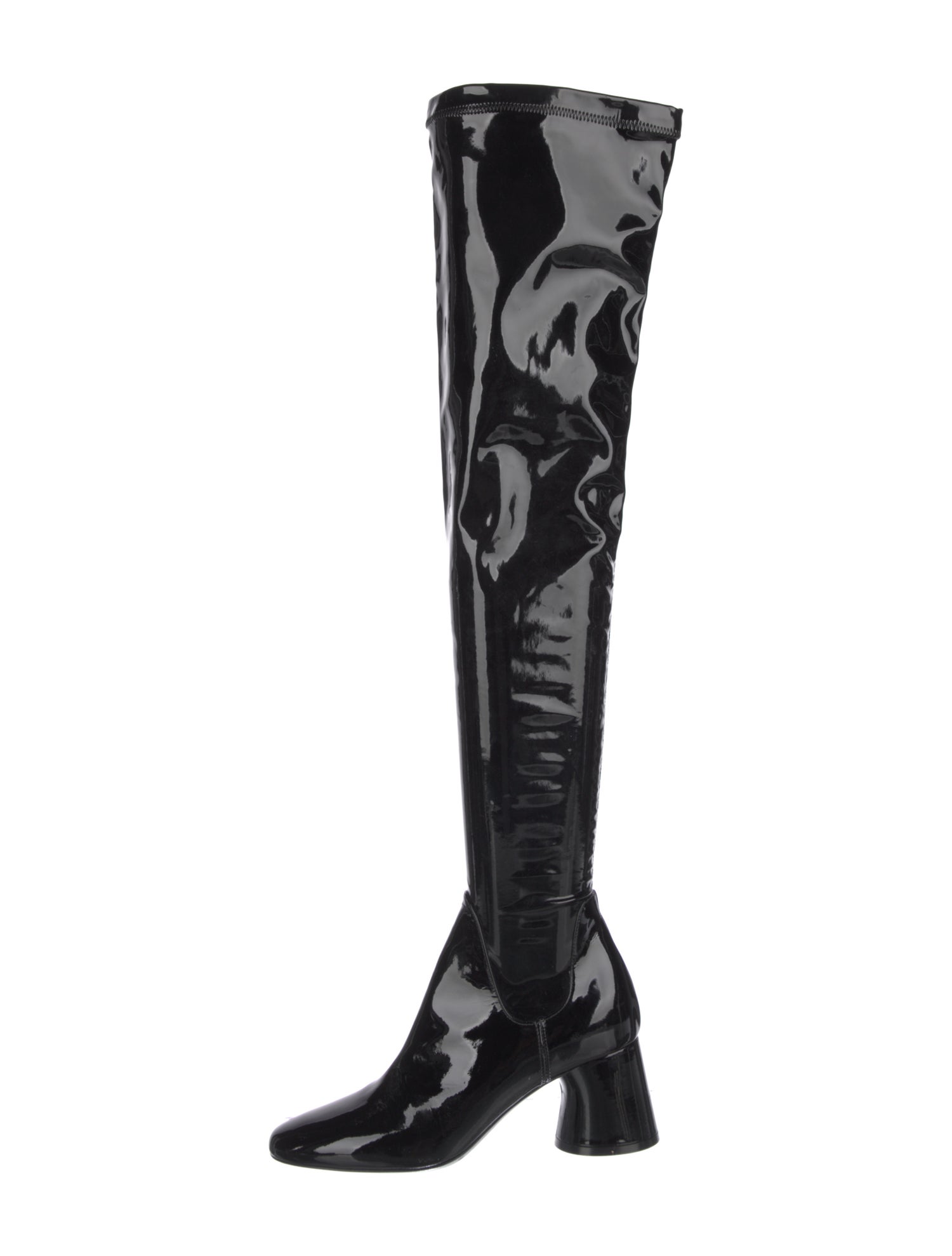 Khaite Patent Leather Boots