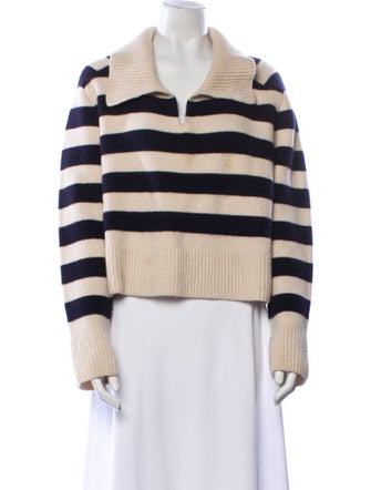 Khaite Cashmere Striped Sweater