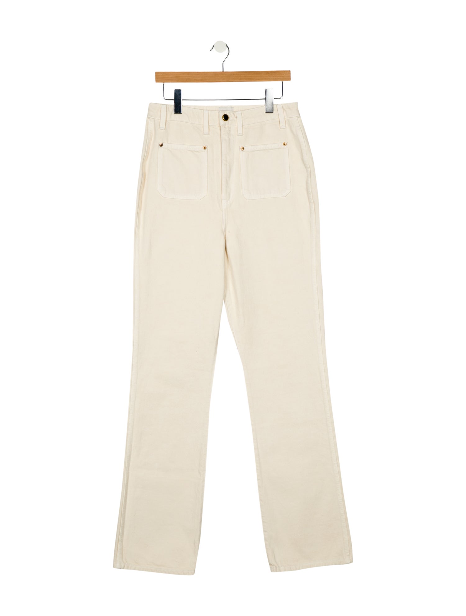 Khaite High-Rise Wide Leg Jeans w/ Tags
