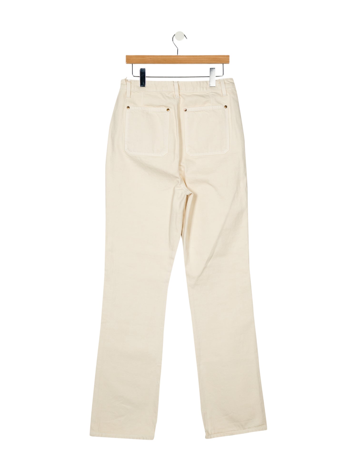 Khaite High-Rise Wide Leg Jeans w/ Tags