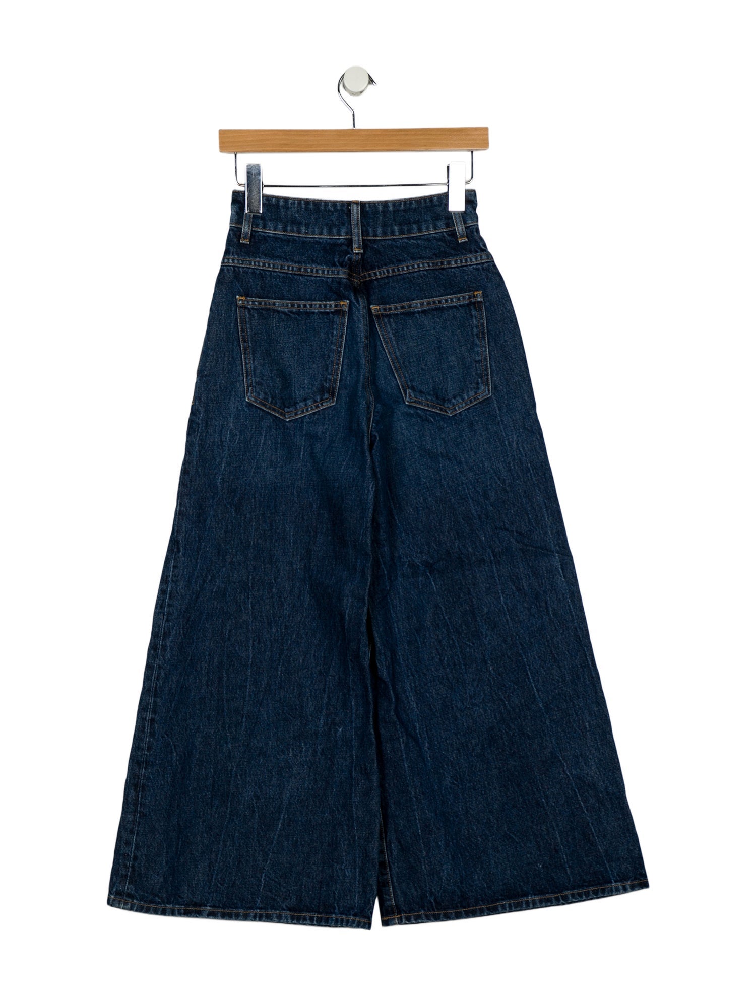 Khaite High-Rise Wide Leg Jeans