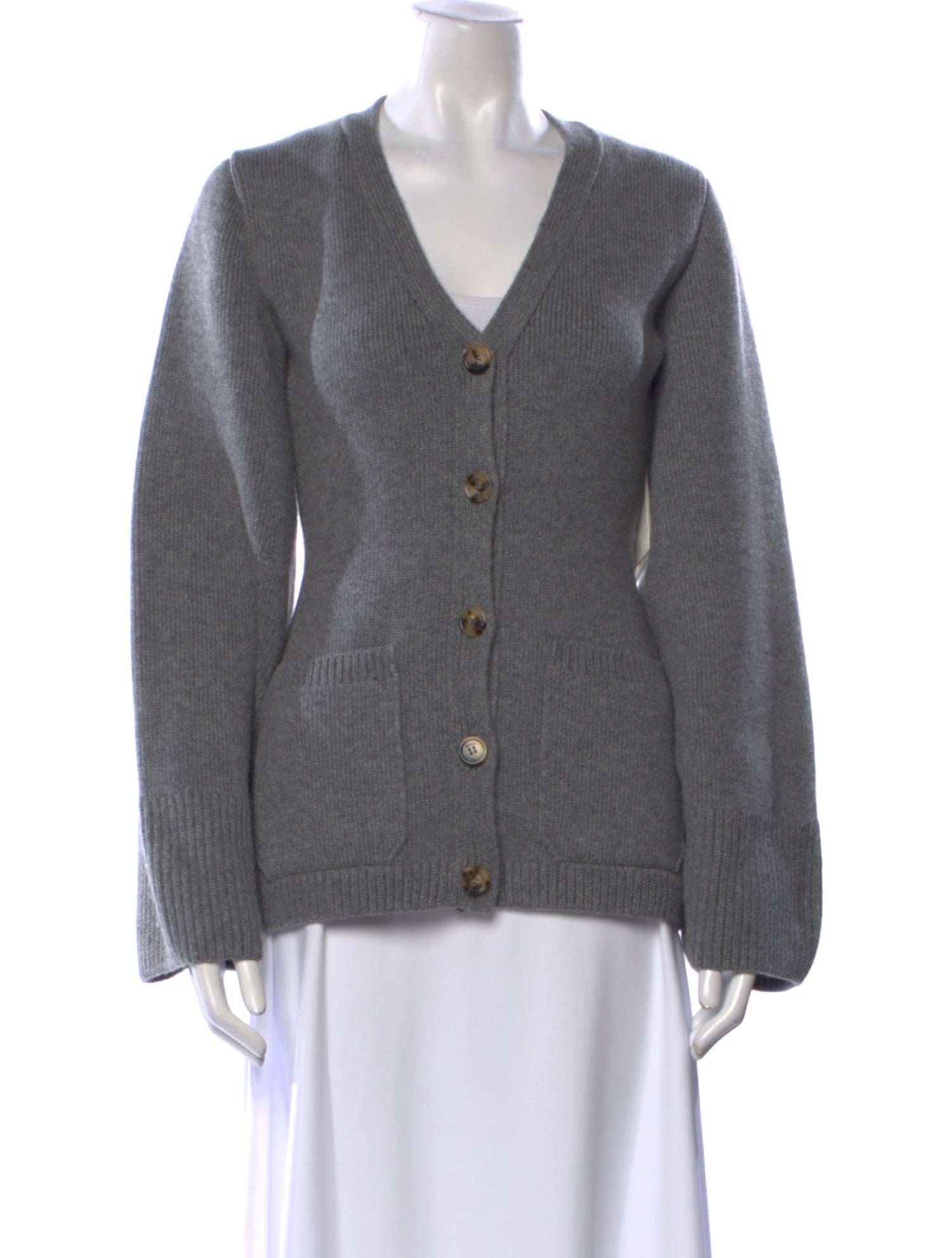 Khaite Cashmere V-Neck Sweater