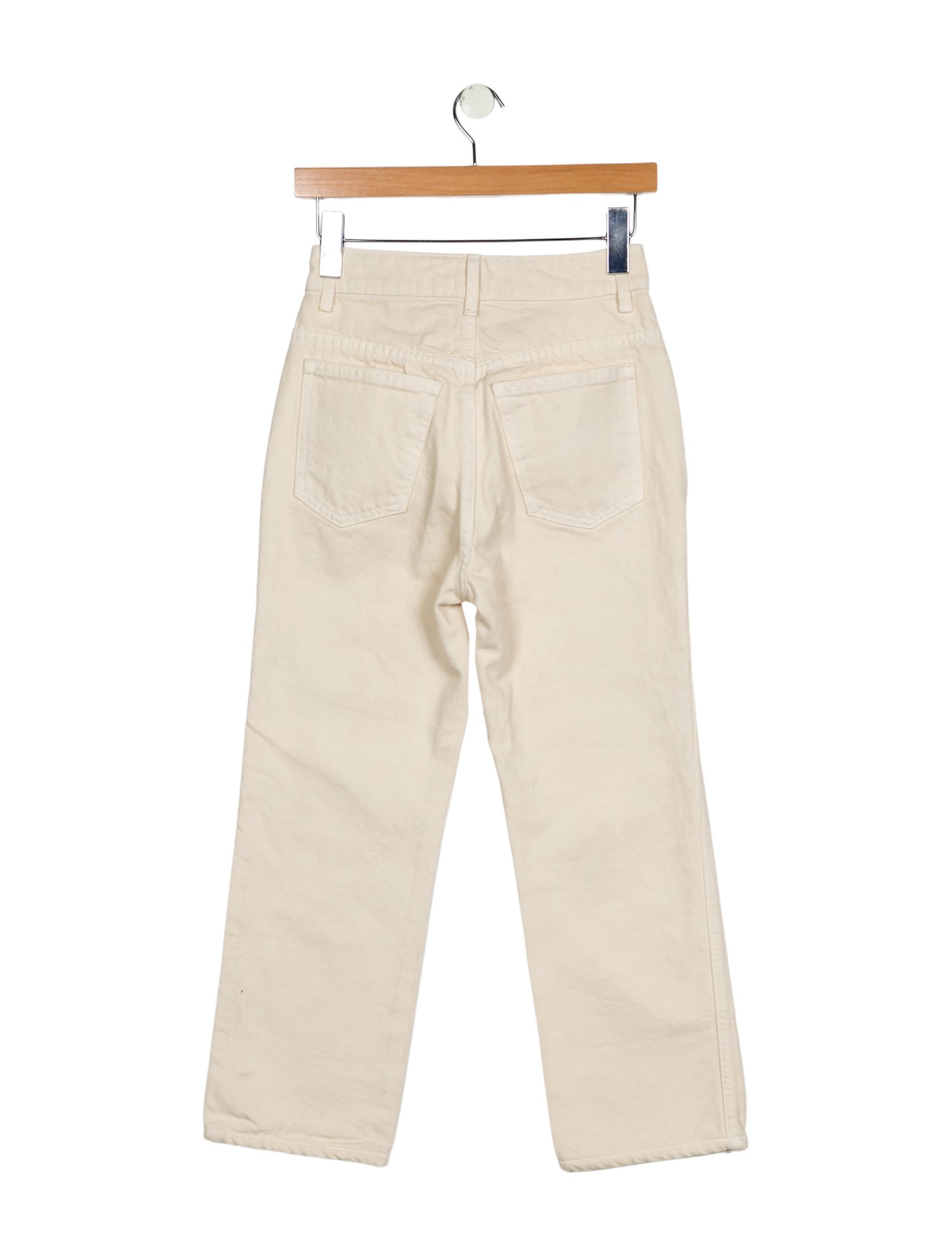 Khaite High-Rise Straight Leg Jeans