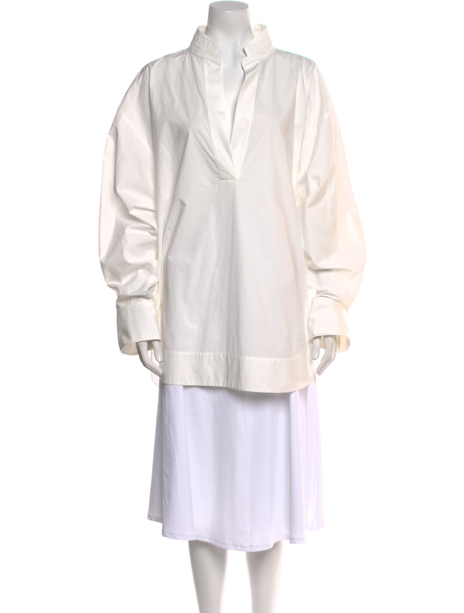 Khaite V-Neck Long Sleeve Tunic