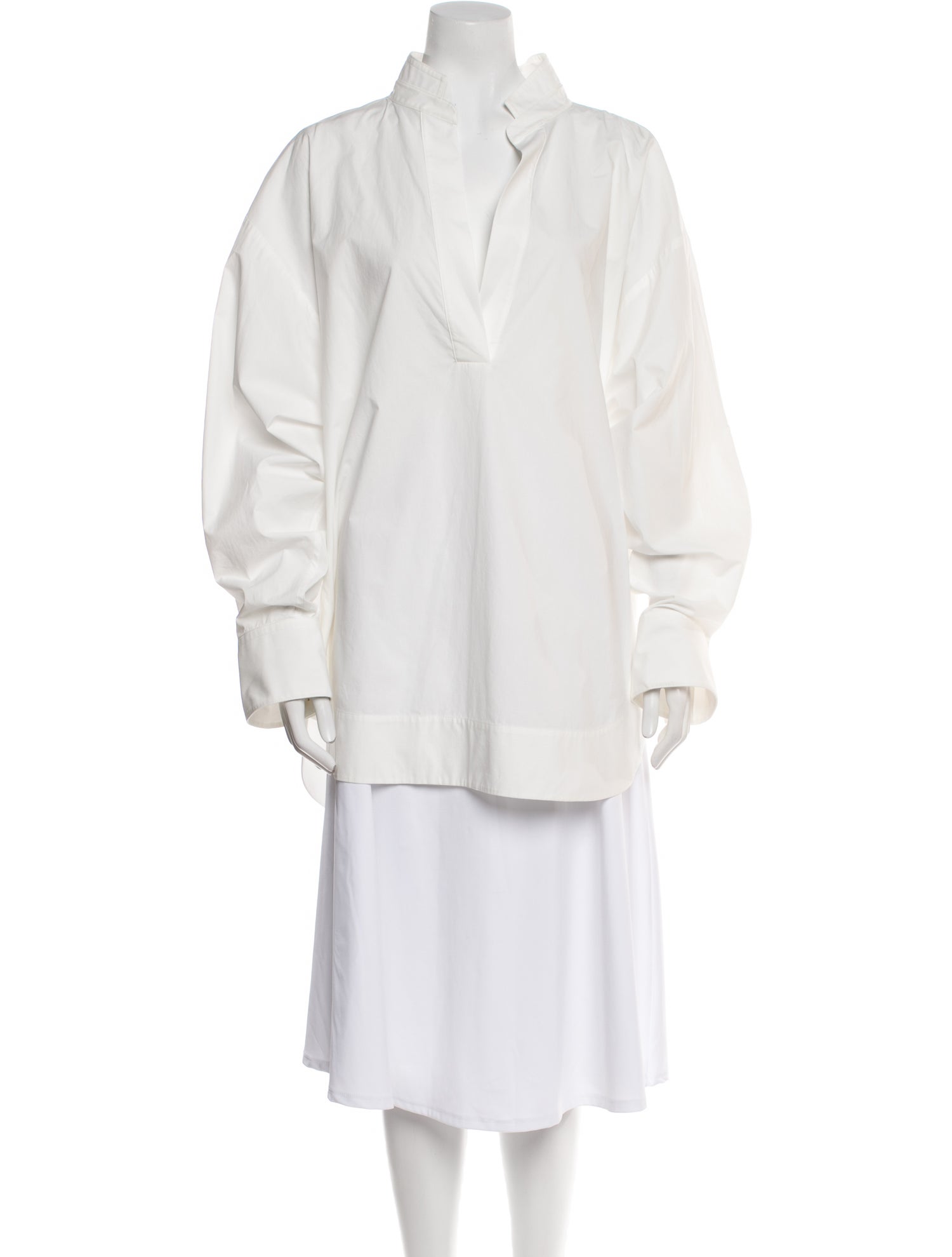 Khaite V-Neck Long Sleeve Tunic