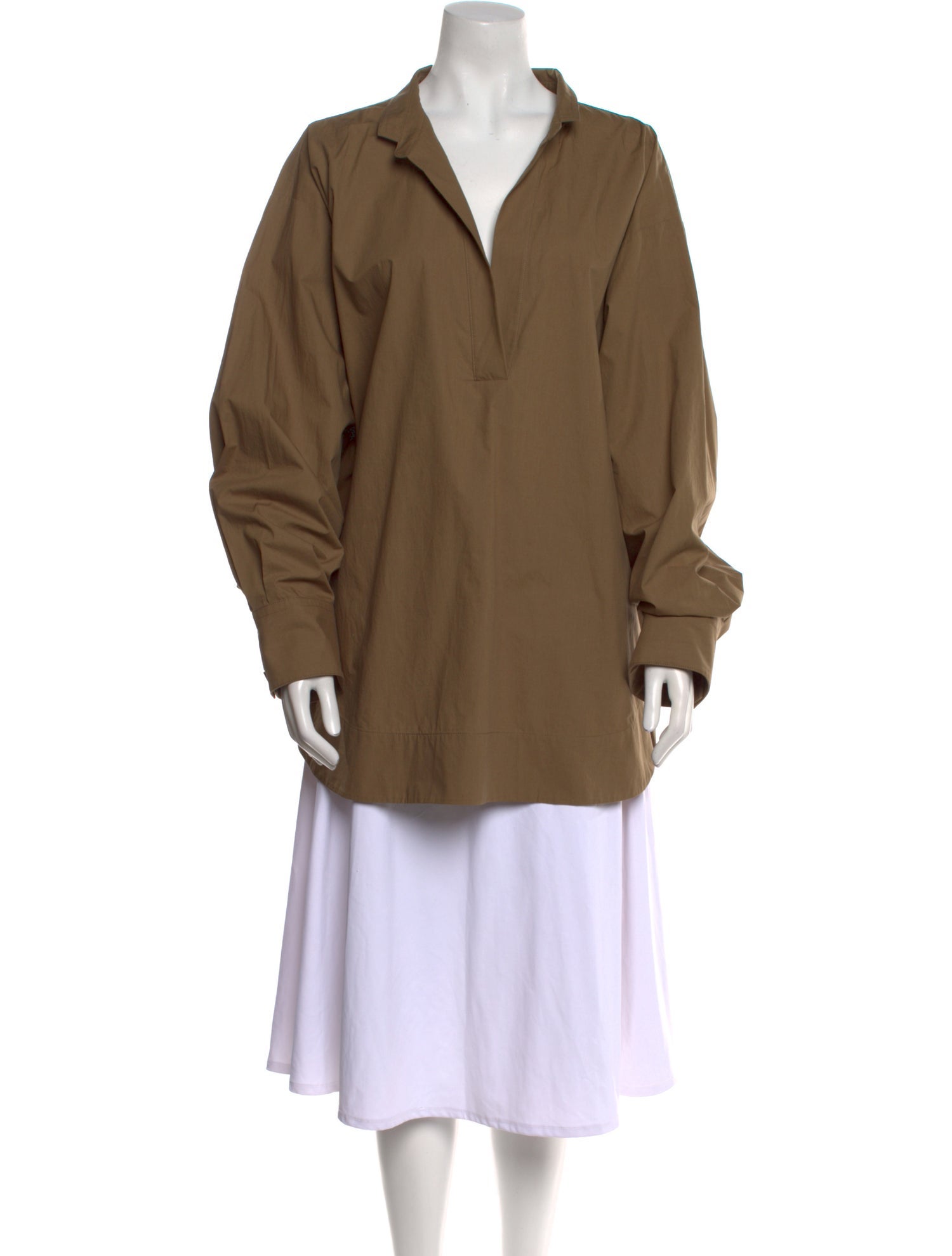 Khaite V-Neck Long Sleeve Tunic w/ Tags