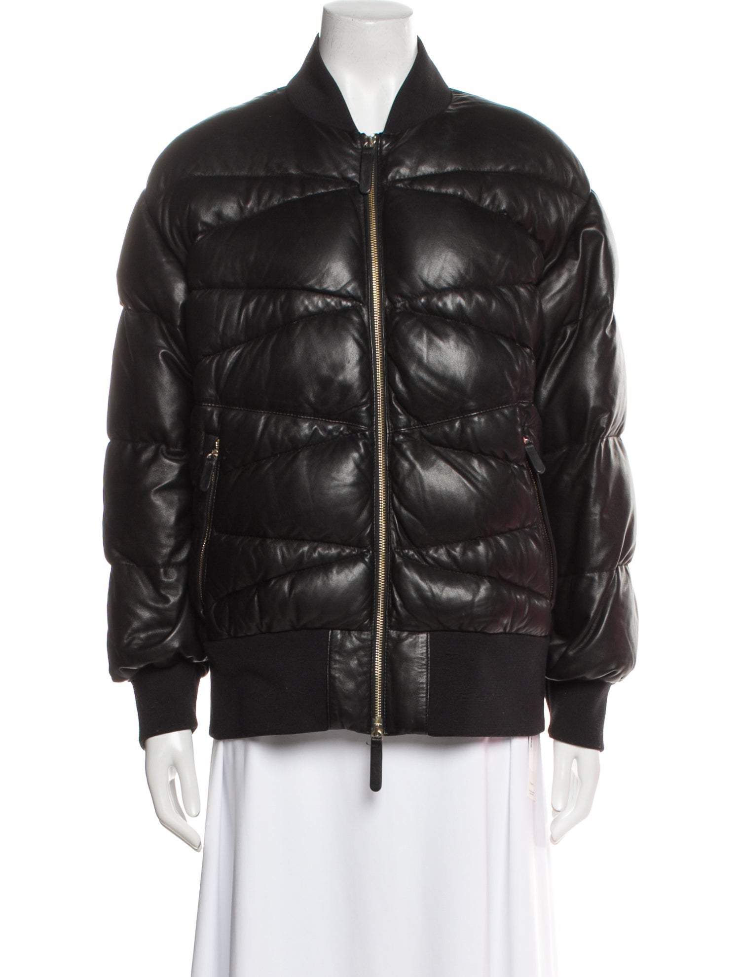 Khaite Leather Down Jacket