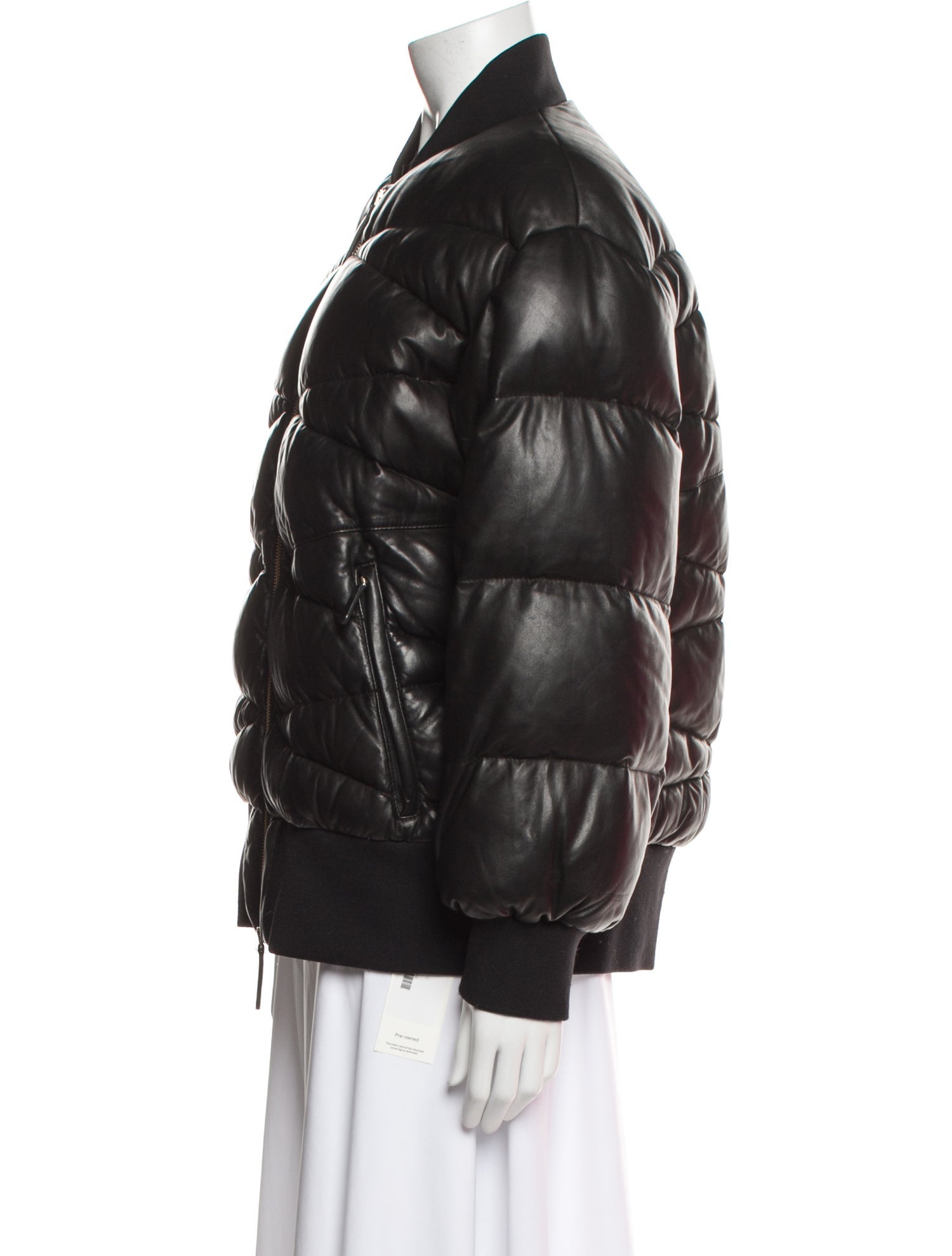 Khaite Leather Down Jacket