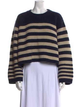 Khaite Cashmere Striped Sweater