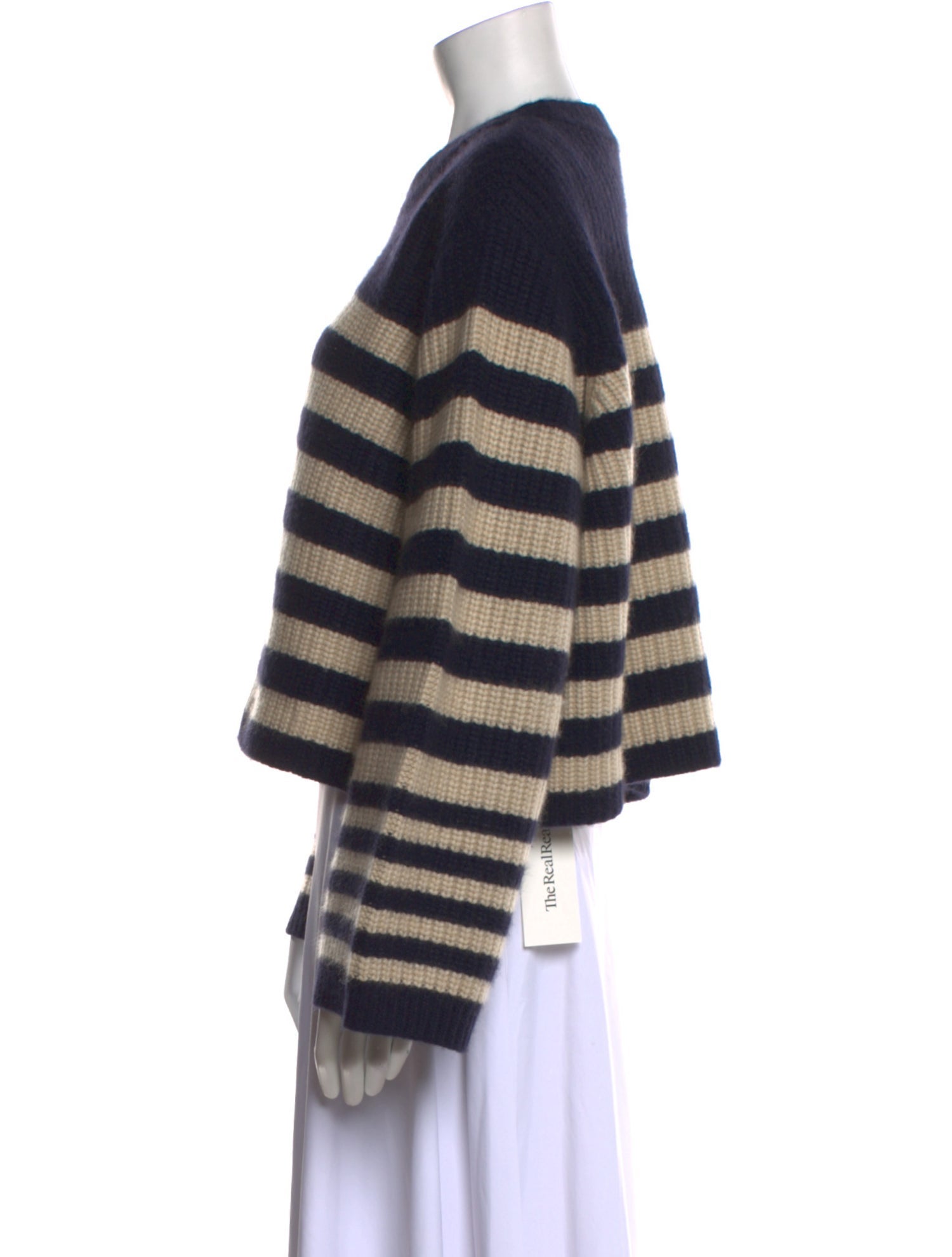 Khaite Cashmere Striped Sweater