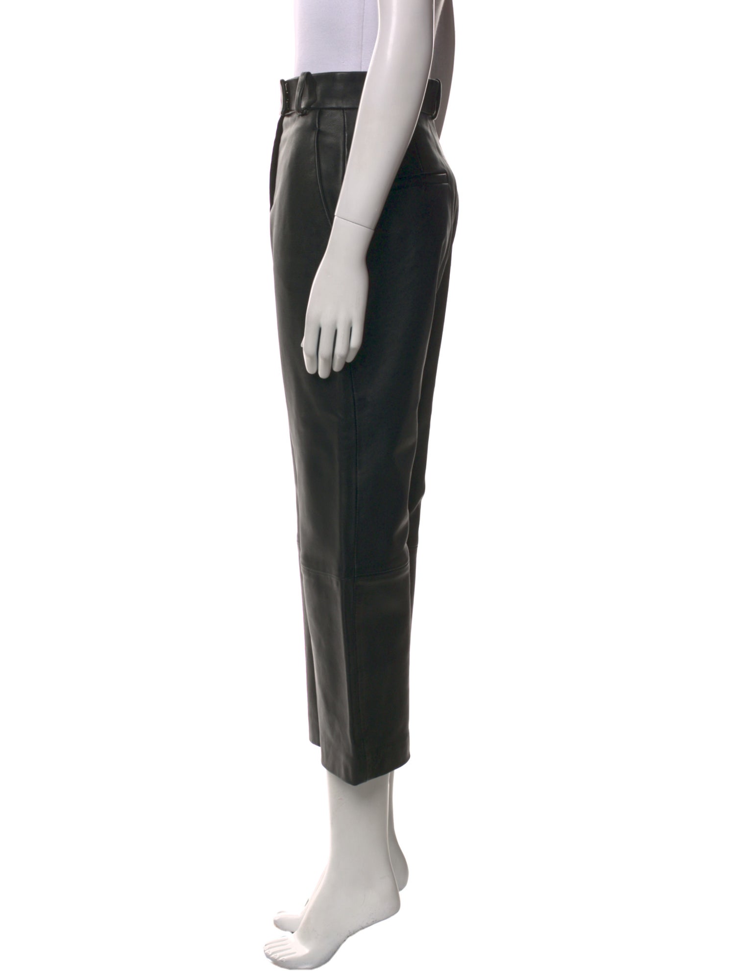 Khaite Calfskin Wide Leg Pants