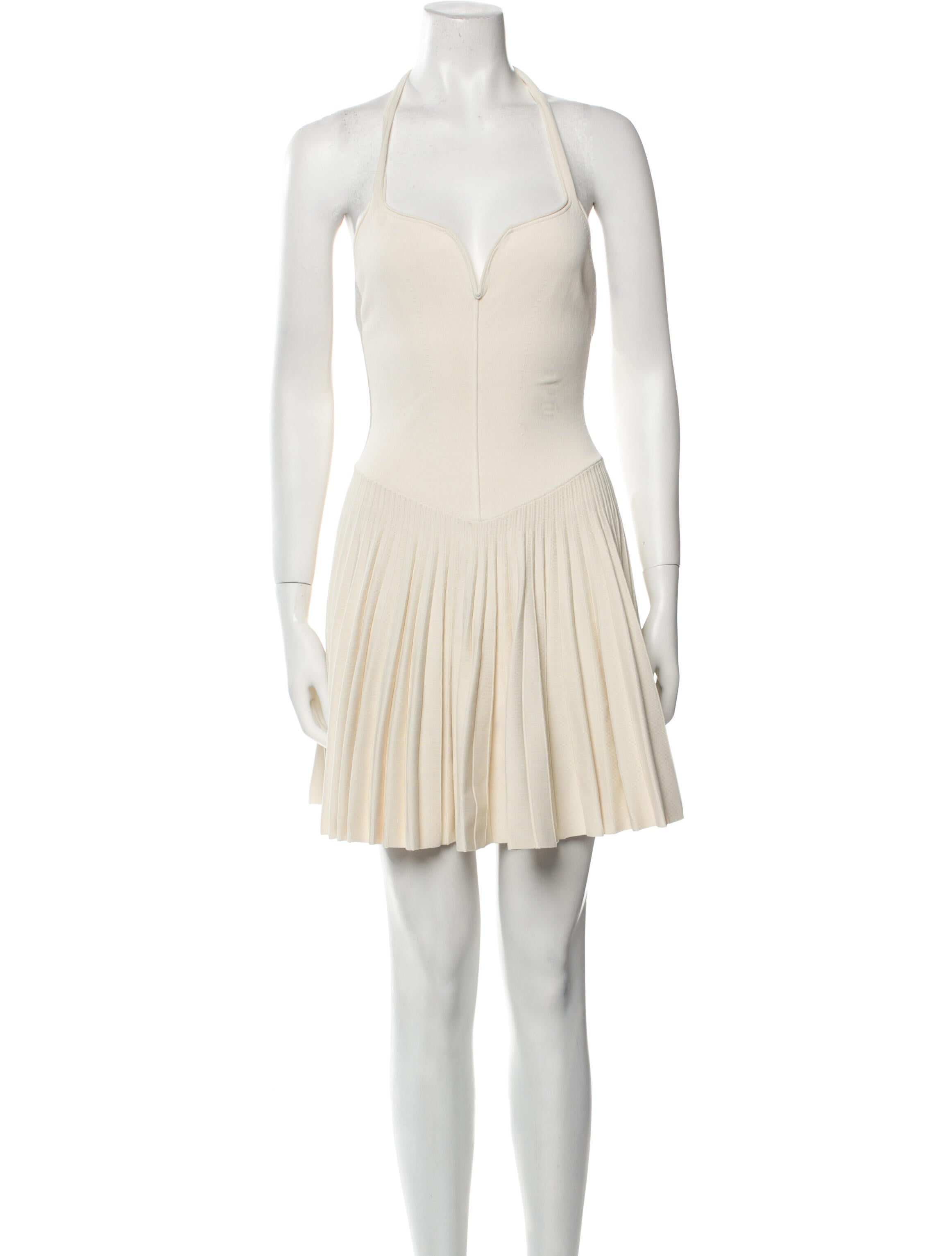 Khaite Halterneck Mini Dress