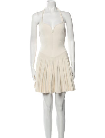 Khaite Halterneck Mini Dress