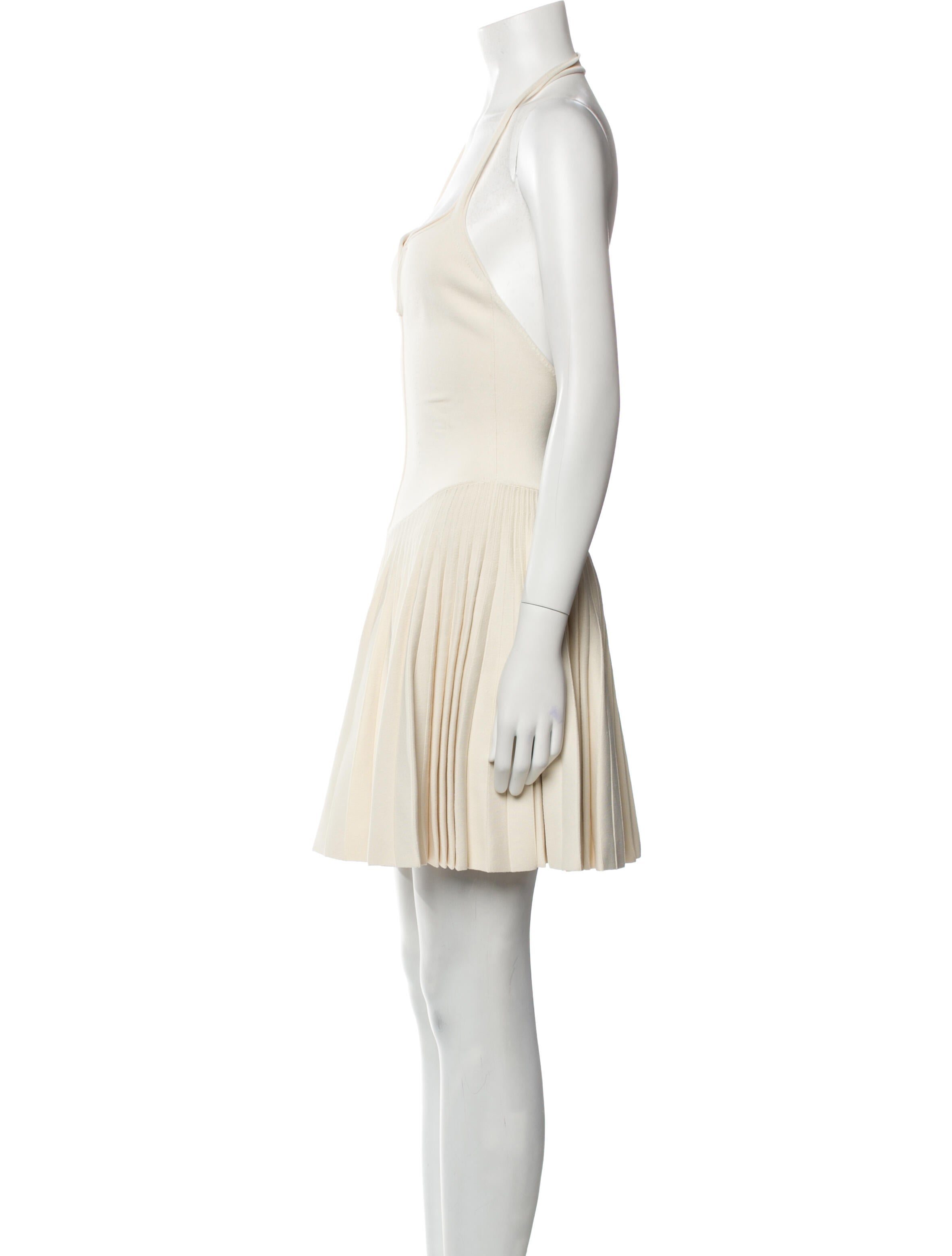 Khaite Halterneck Mini Dress