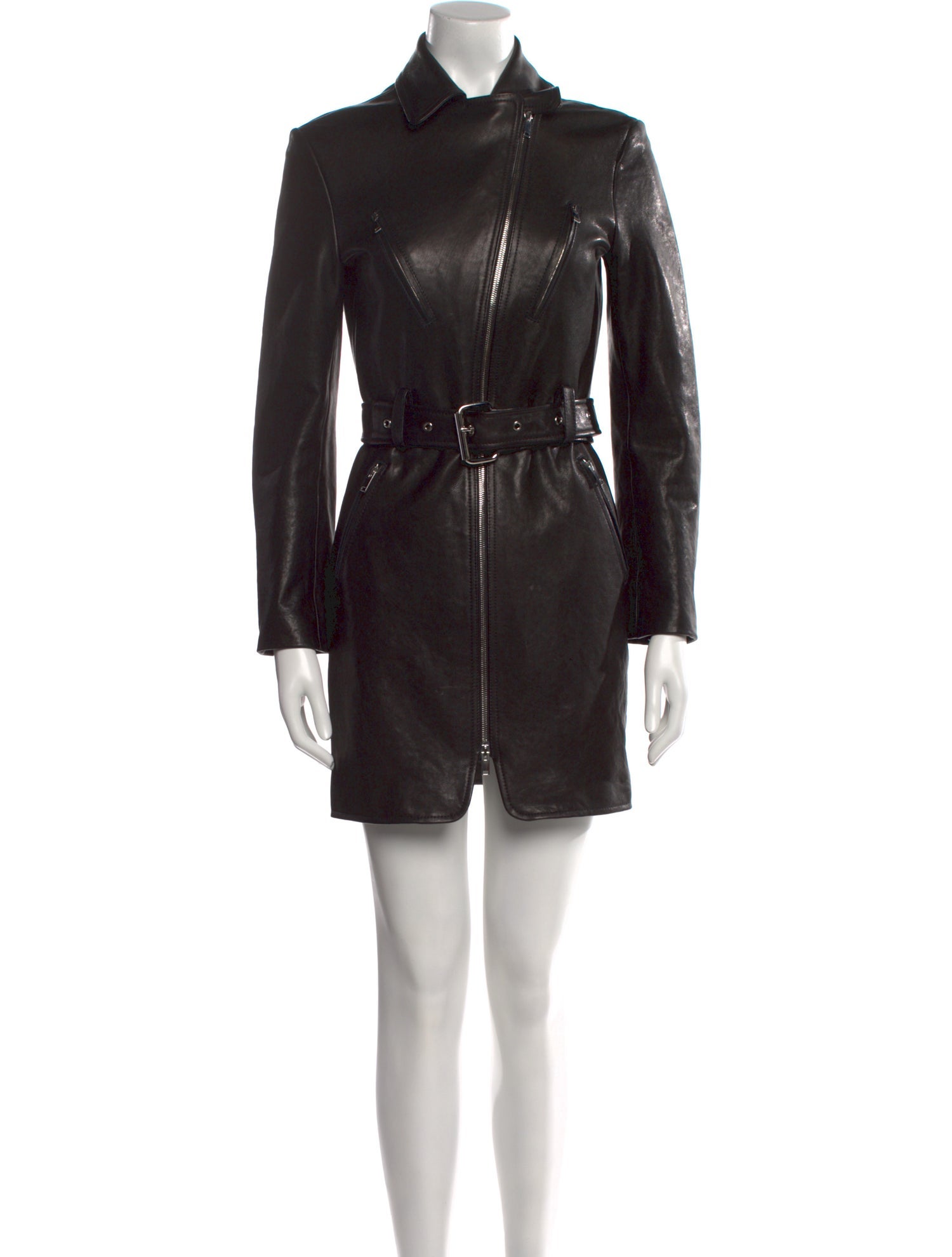 Khaite Lambskin Mini Dress