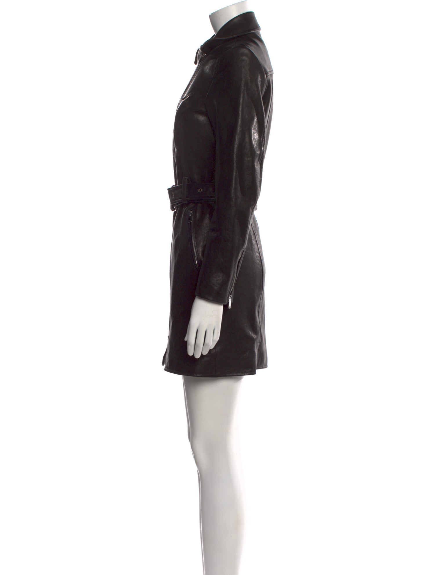 Khaite Lambskin Mini Dress