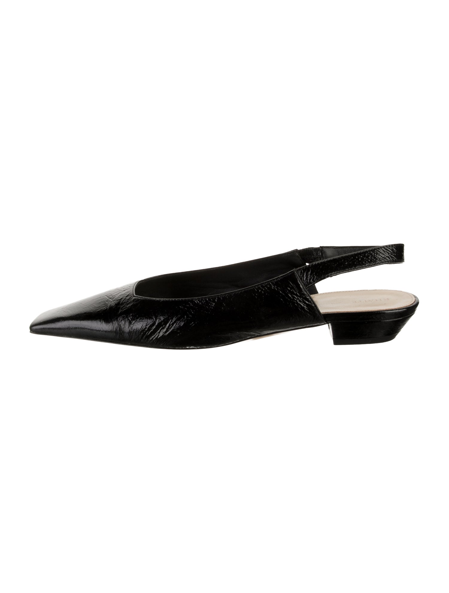 Khaite Leather Slingback Flats
