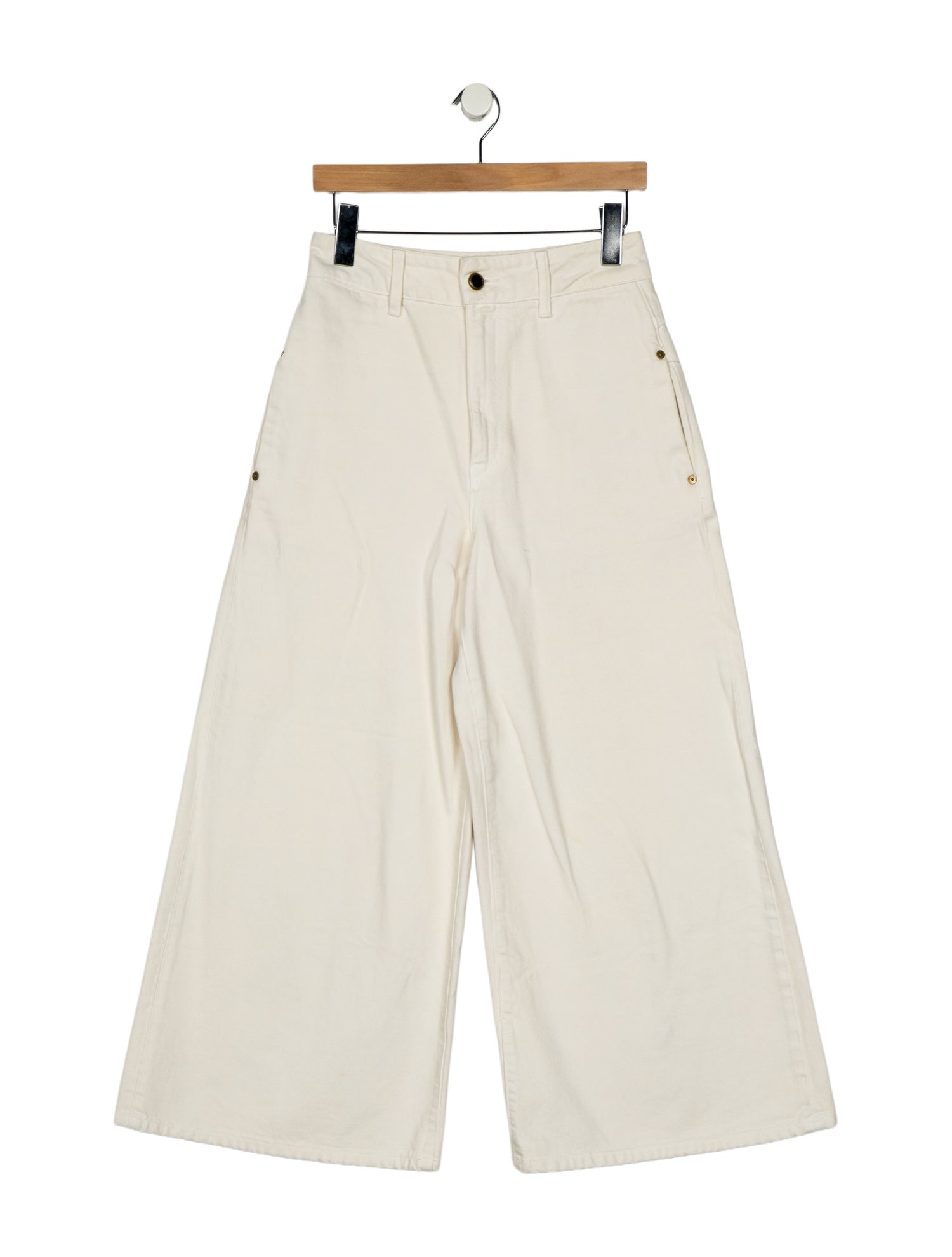 Khaite High-Rise Wide Leg Jeans