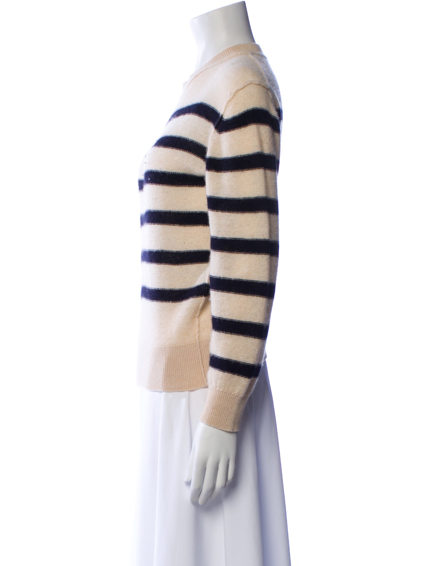 Khaite Cashmere Striped Sweater