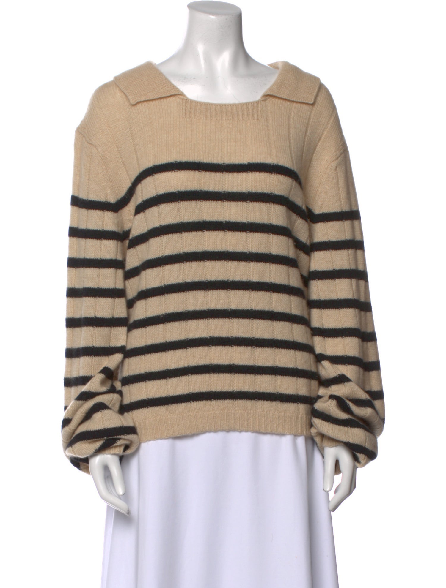 Khaite Cashmere Striped Sweater