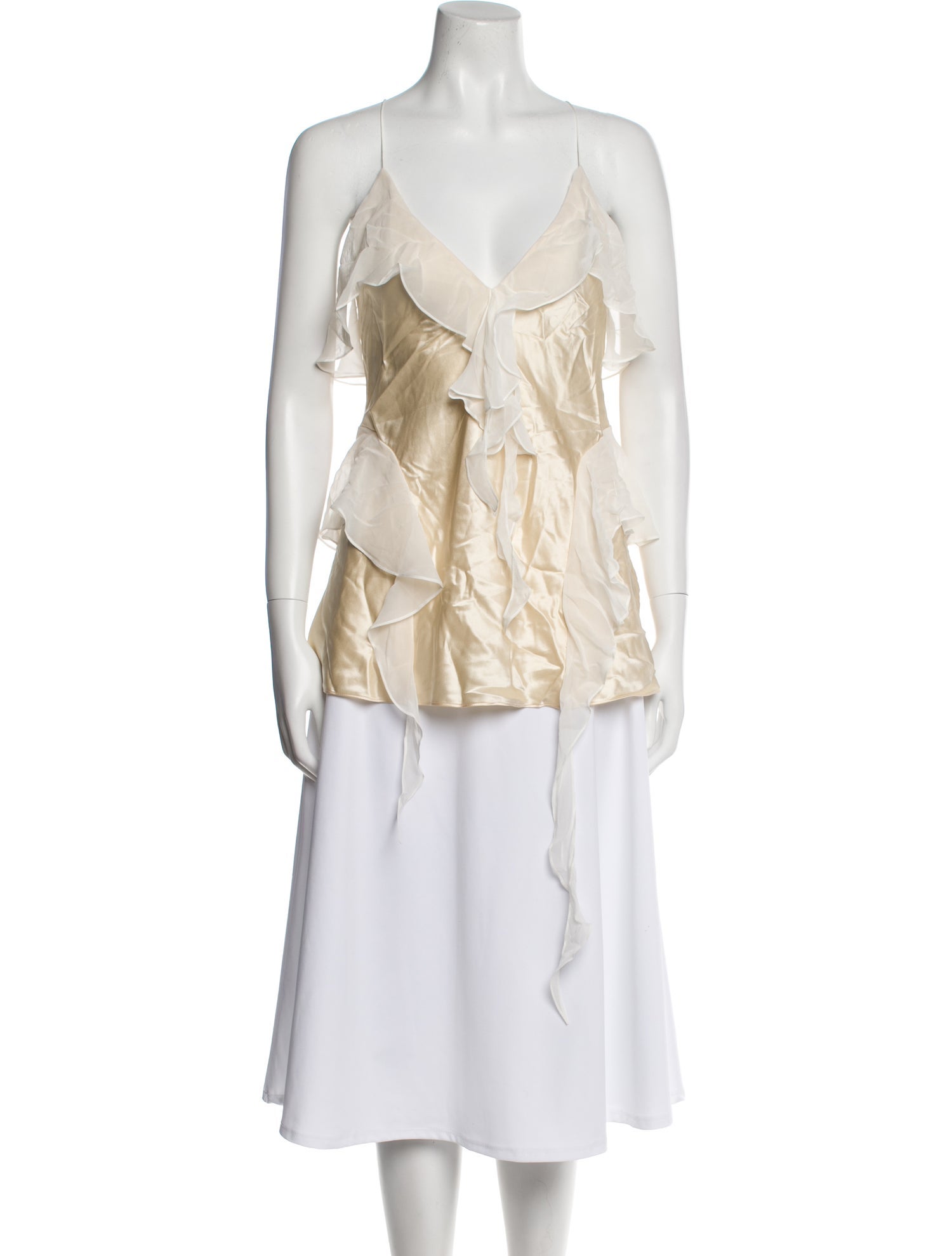 Khaite Silk Strapless Tunic w/ Tags