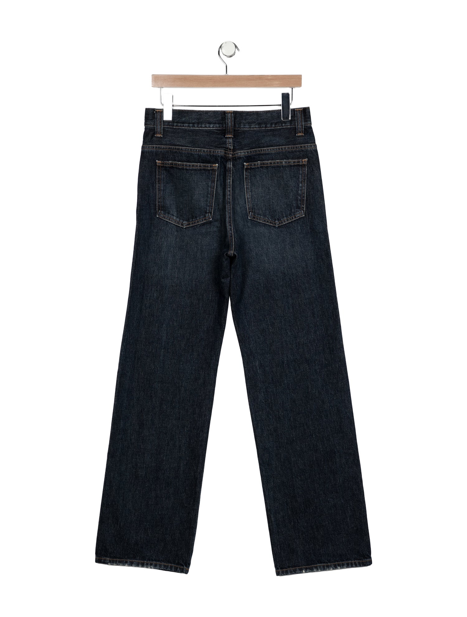 Khaite High-Rise Wide Leg Jeans
