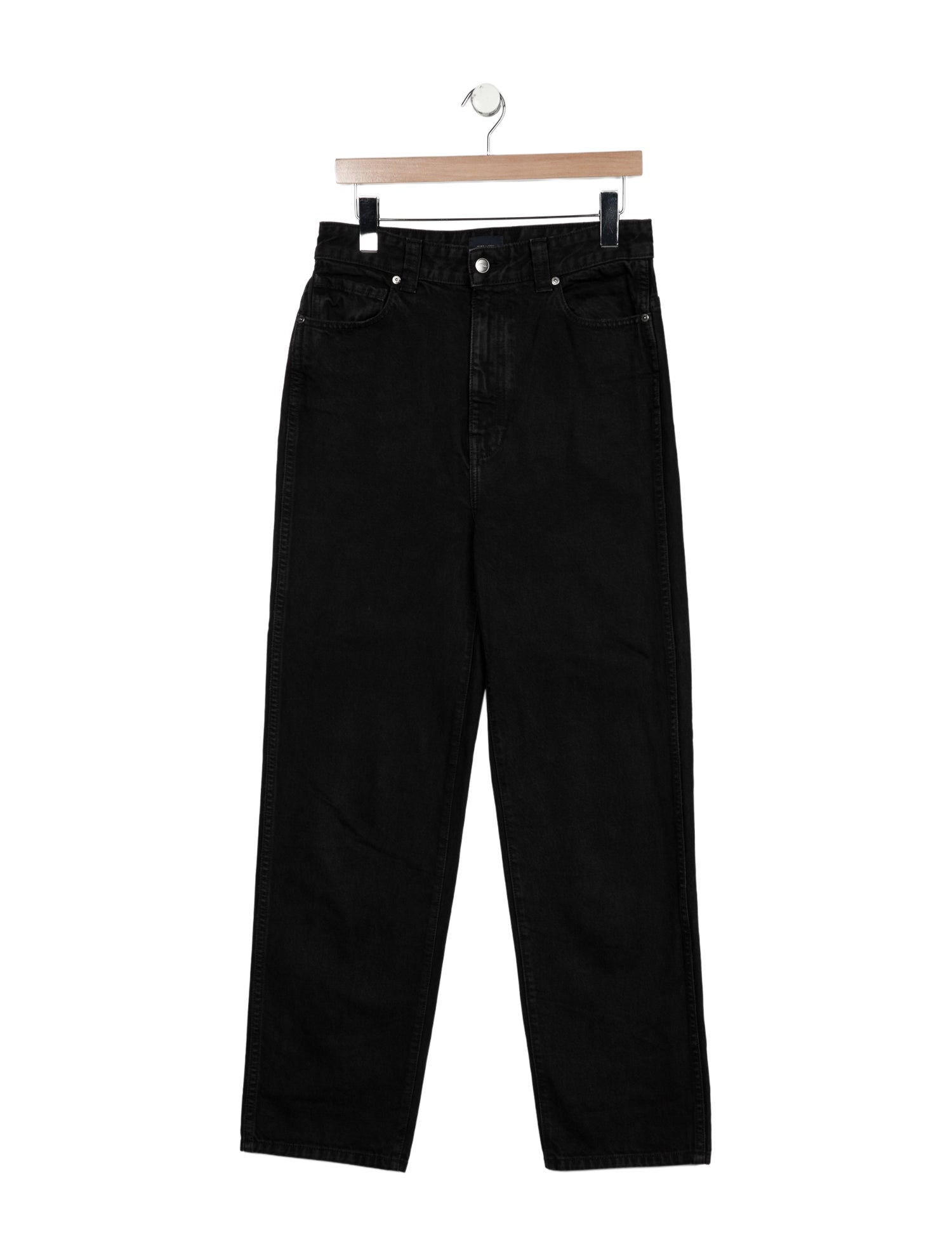 Khaite High-Rise Straight Leg Jeans