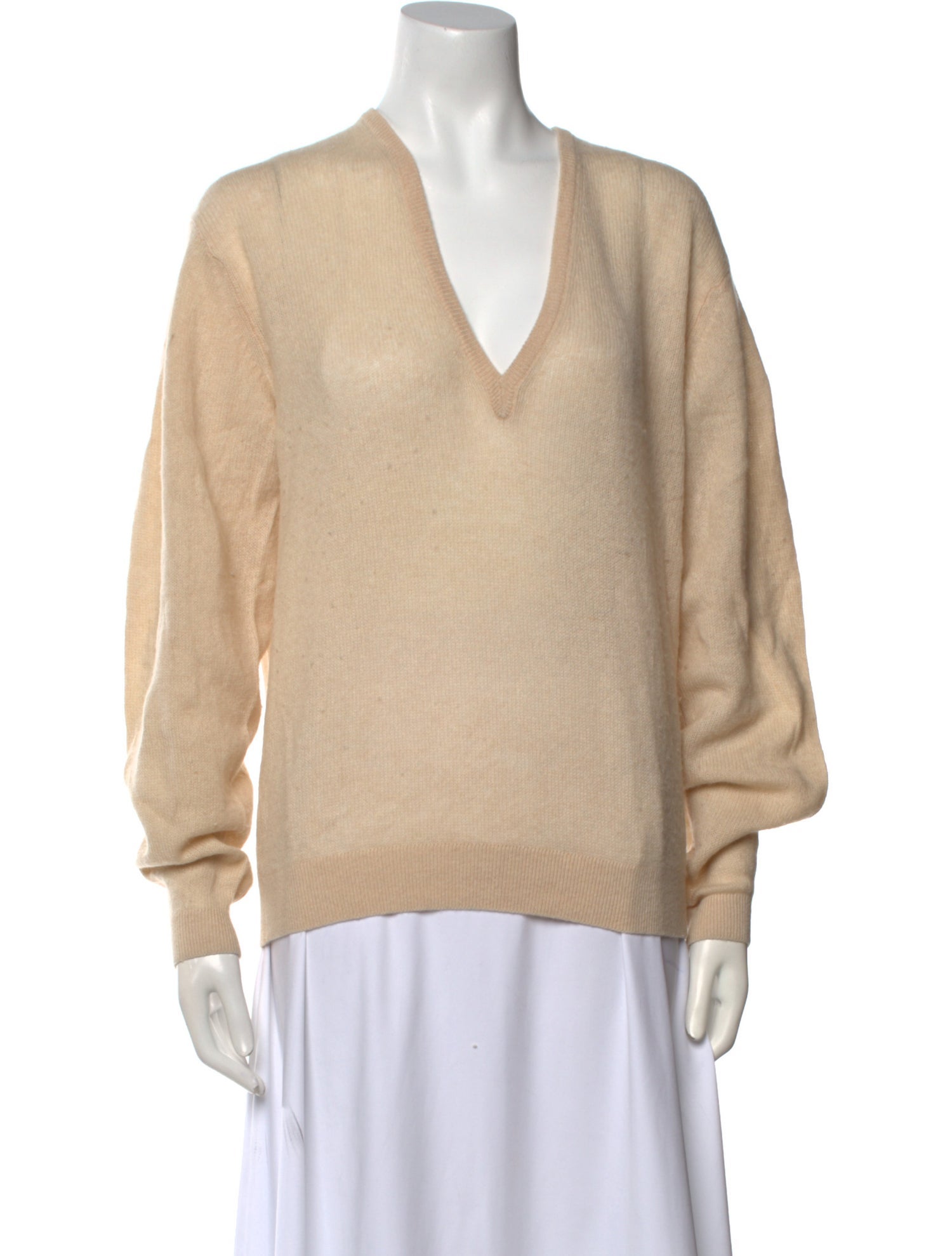 Khaite Cashmere V-Neck Sweater