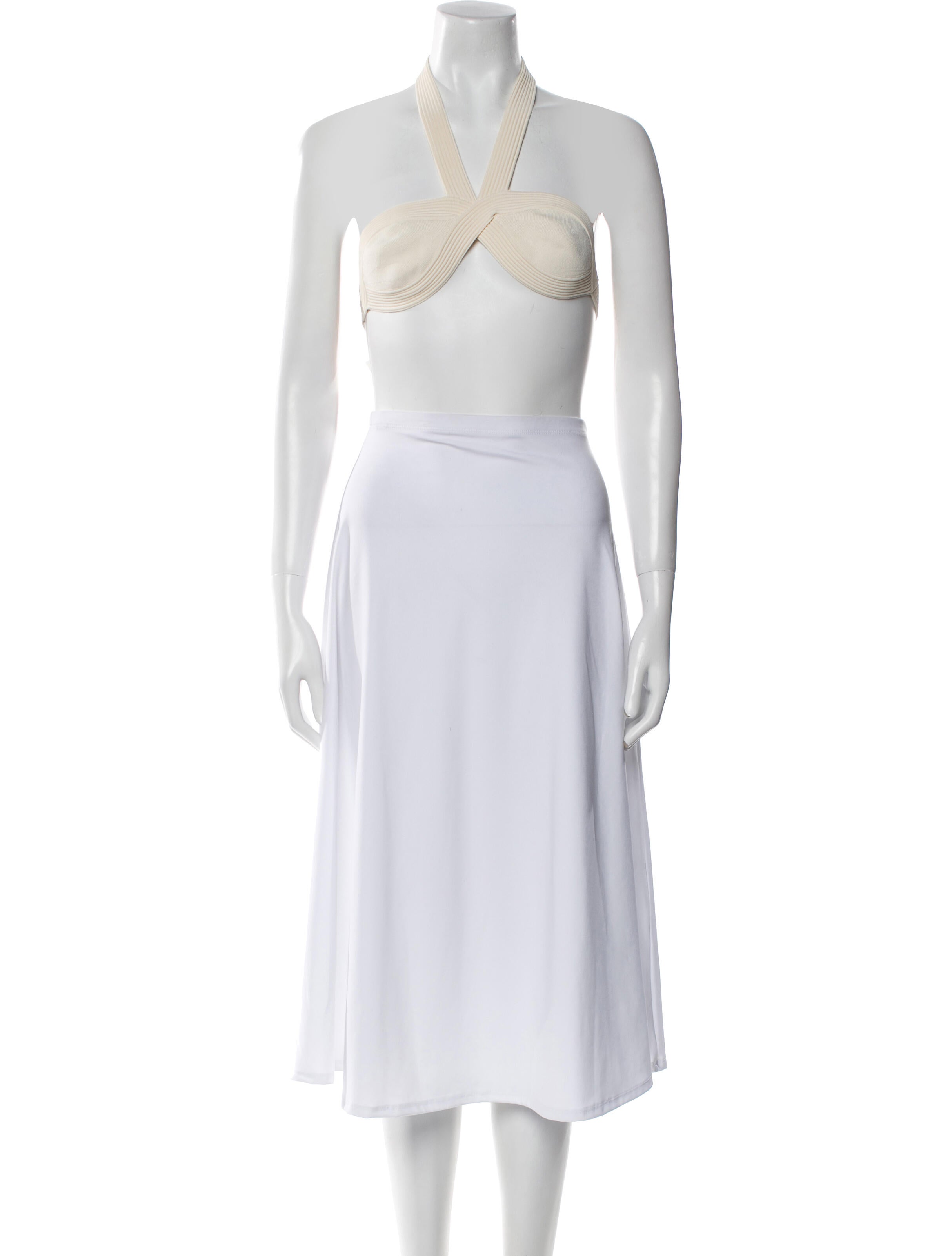 Khaite Cashmere Halterneck Crop Top w/ Tags