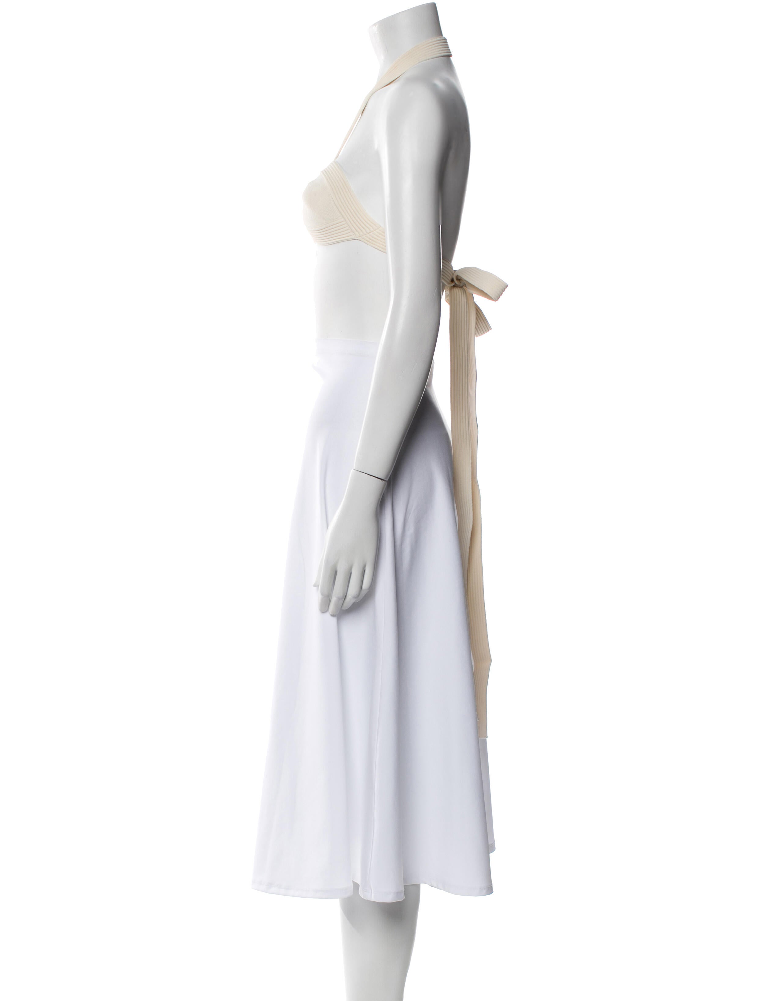 Khaite Cashmere Halterneck Crop Top w/ Tags