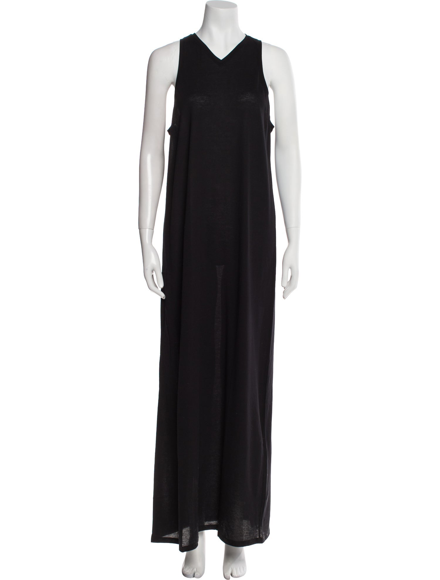 Khaite V-Neck Long Dress