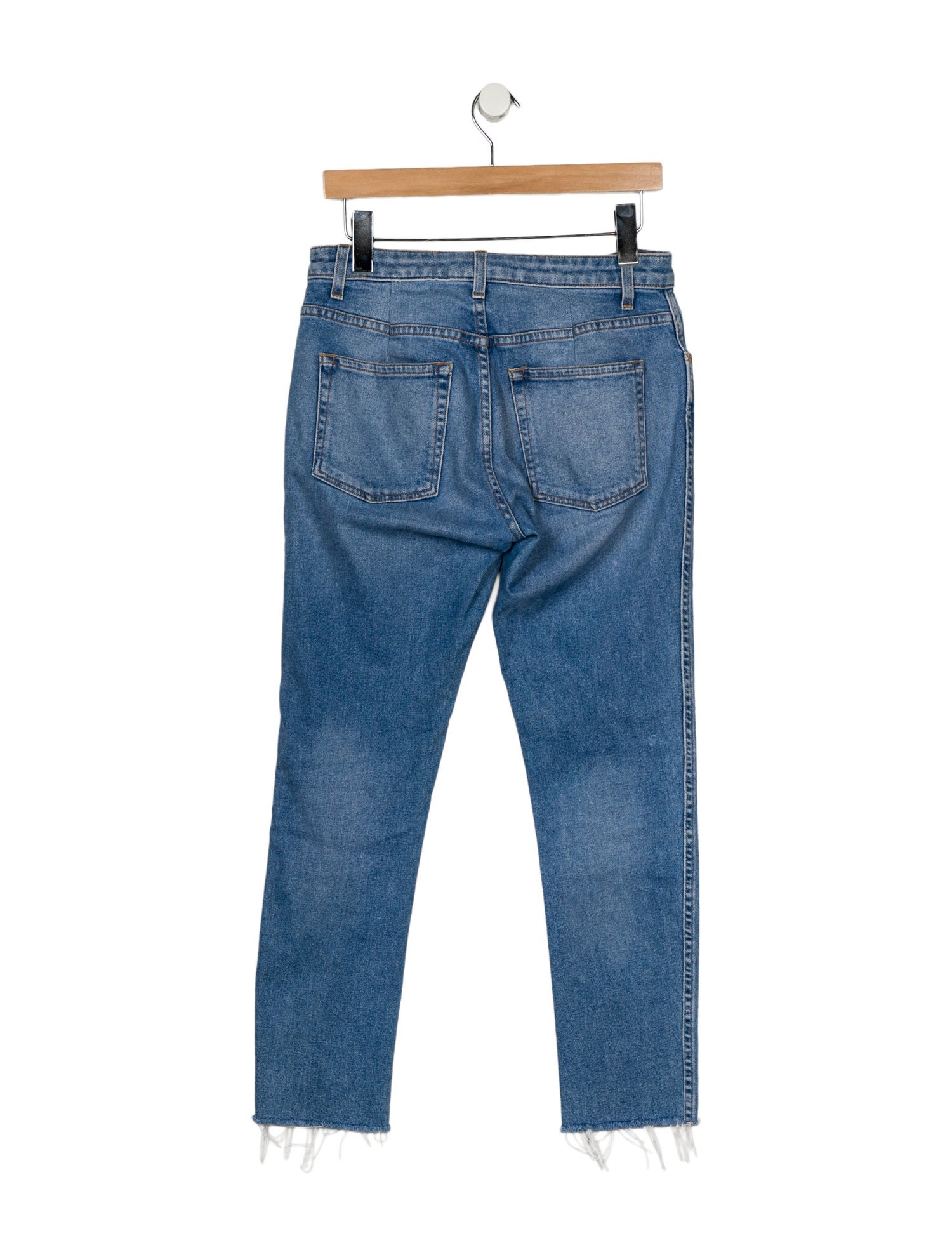 Khaite Mid-Rise Skinny Leg Jeans