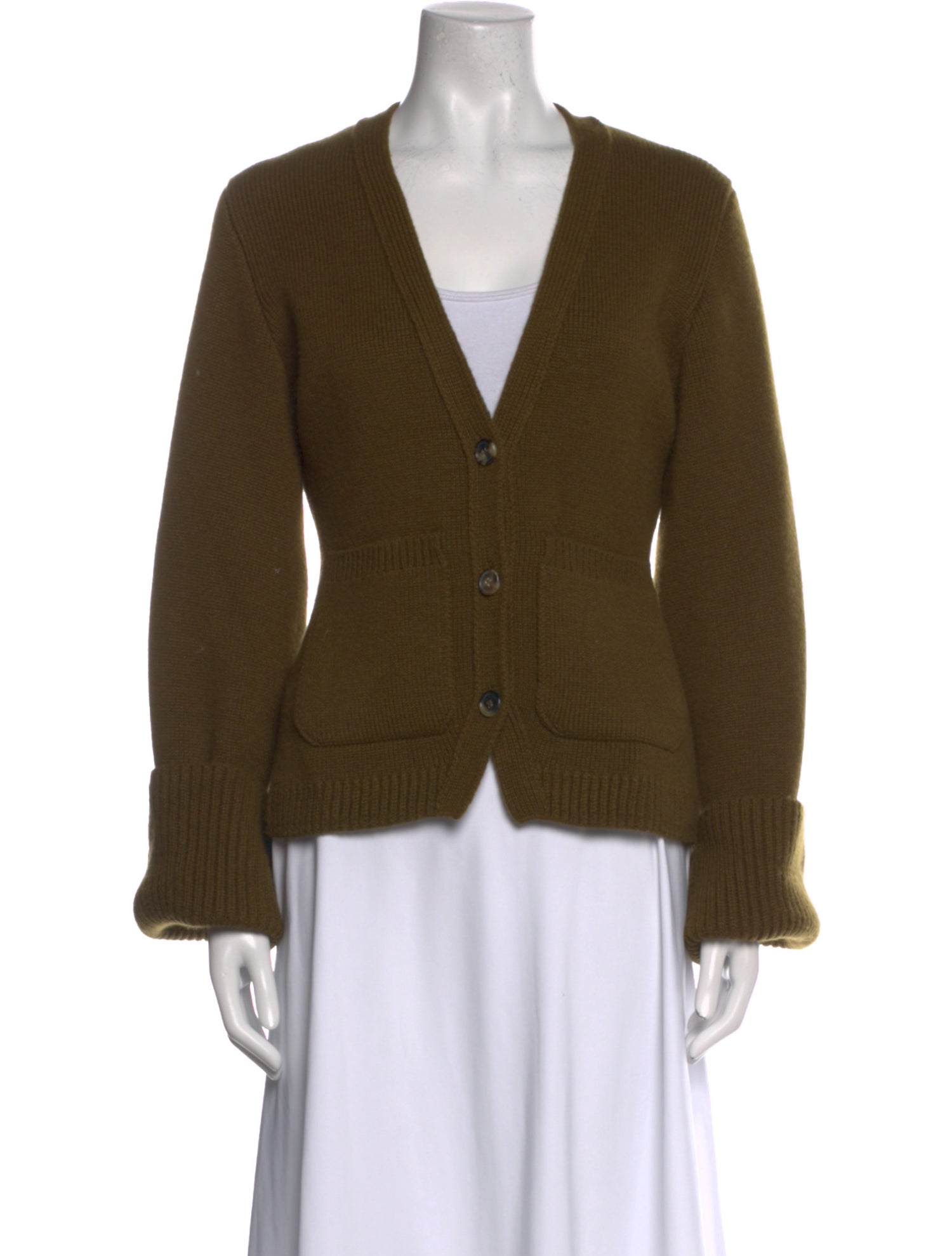 Khaite Cashmere V-Neck Sweater