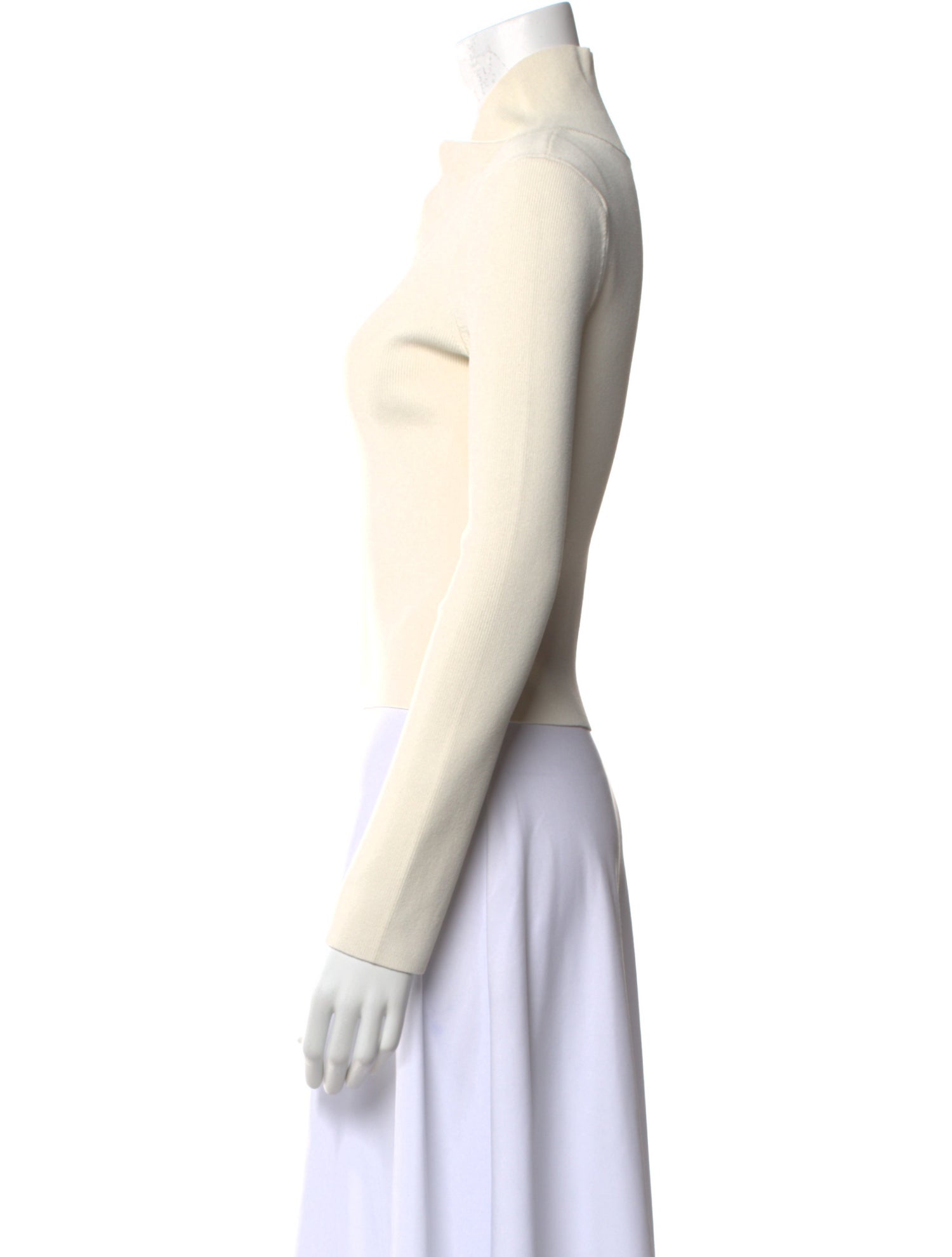 Khaite V-Neck Long Sleeve Top