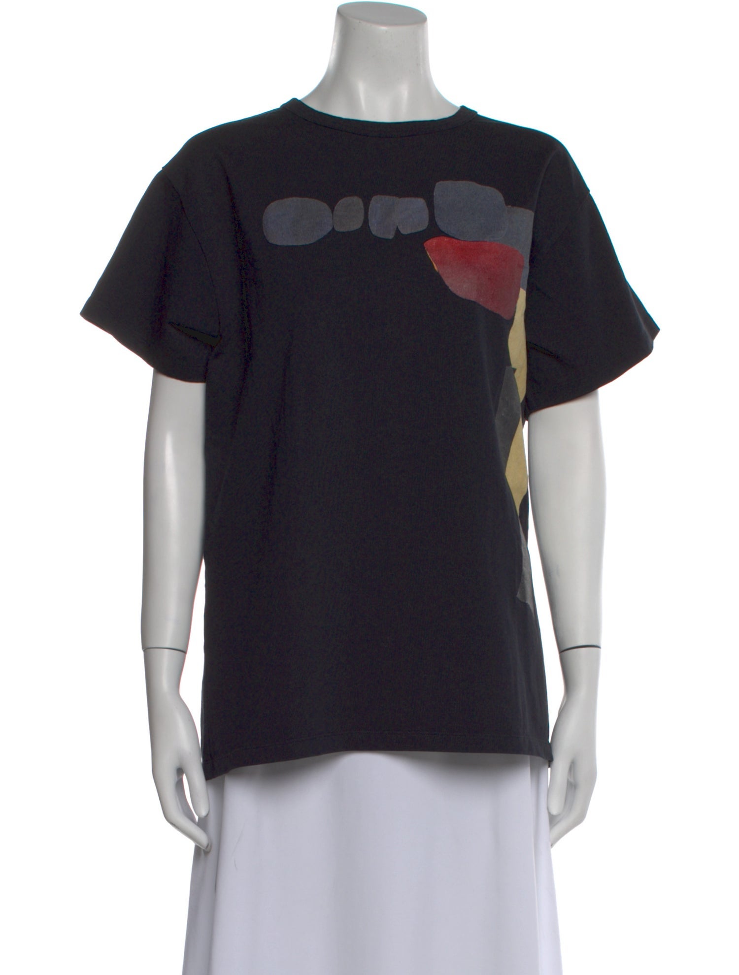 Khaite Graphic Print Crew Neck T-Shirt