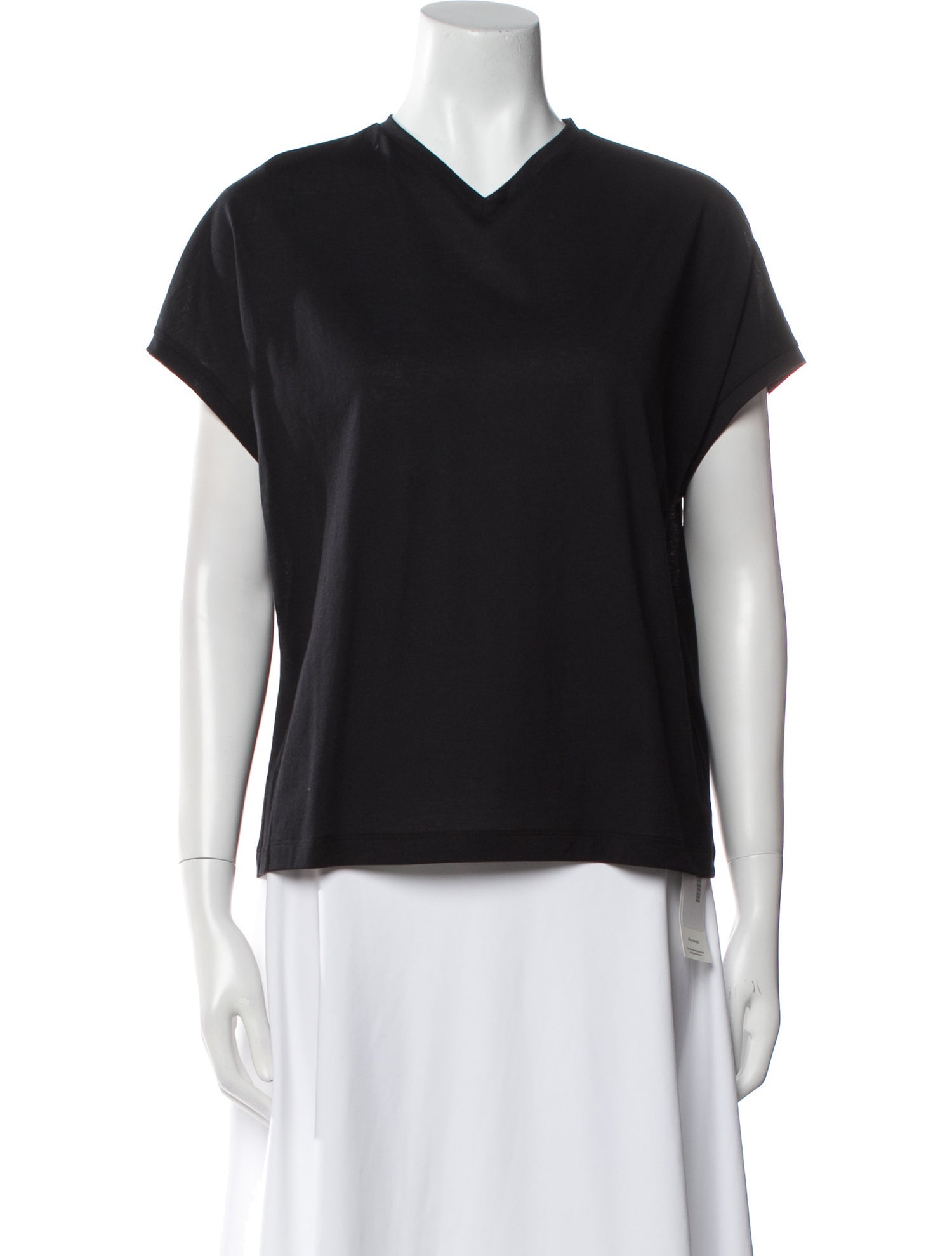 Khaite V-Neck Short Sleeve T-Shirt