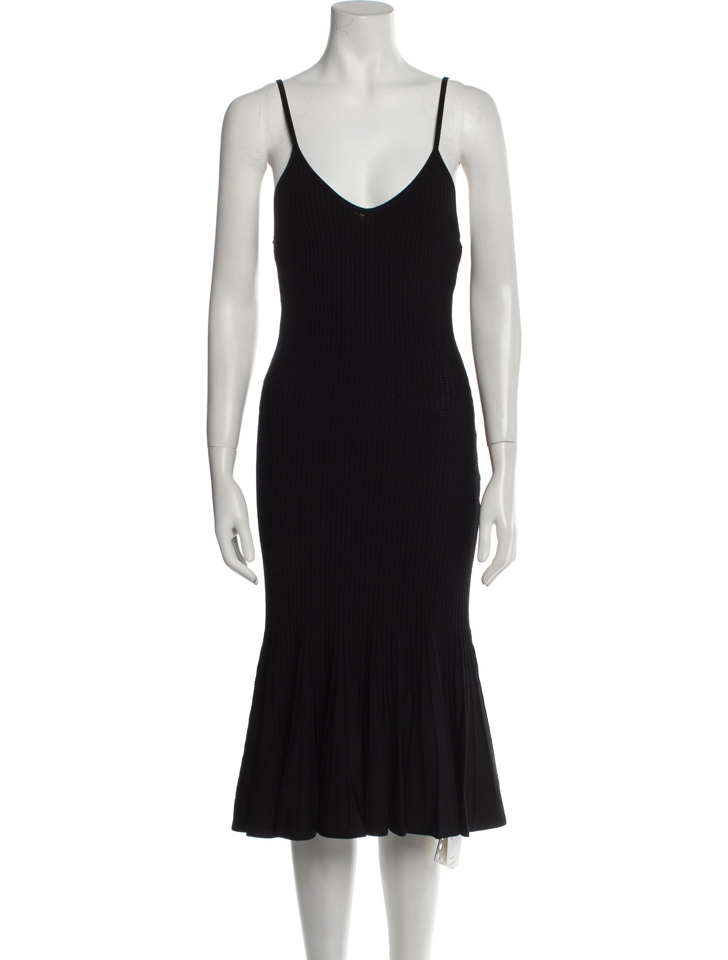 Khaite V-Neck Knee-Length Dress w/ Tags