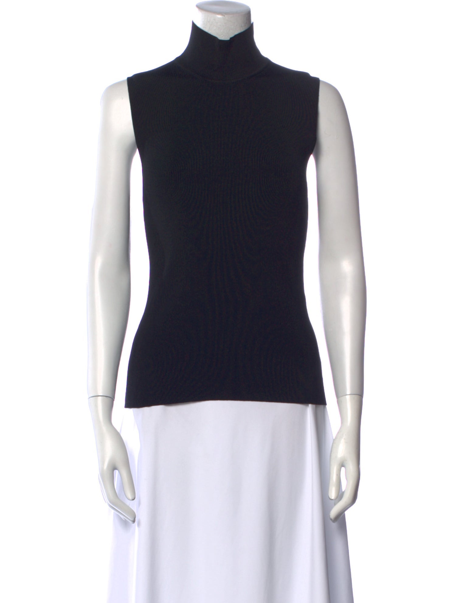 Khaite Turtleneck Sleeveless Top