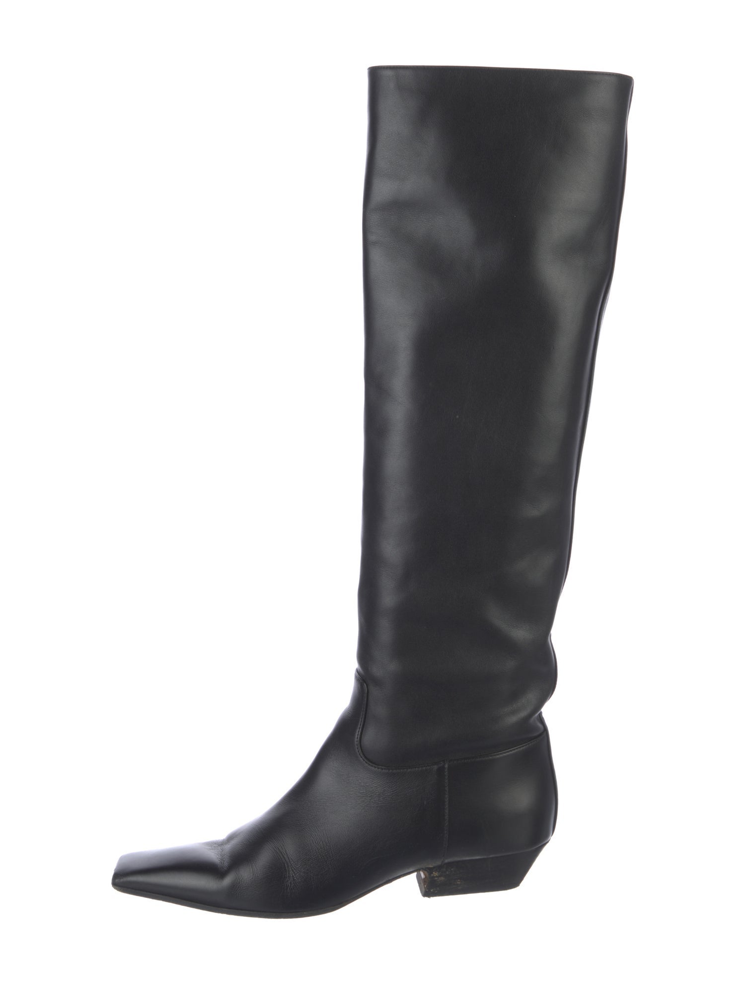 Khaite Leather Riding Boots