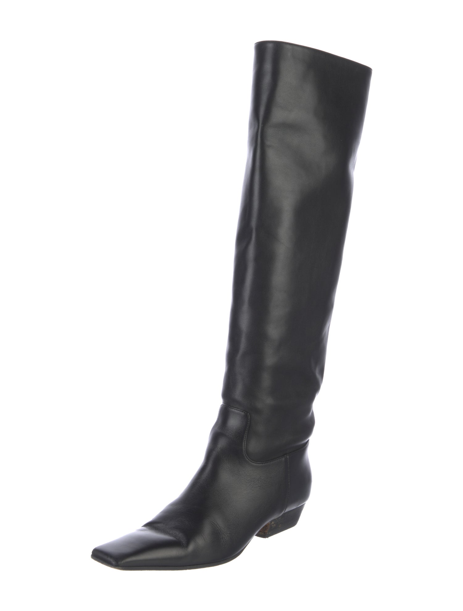 Khaite Leather Riding Boots