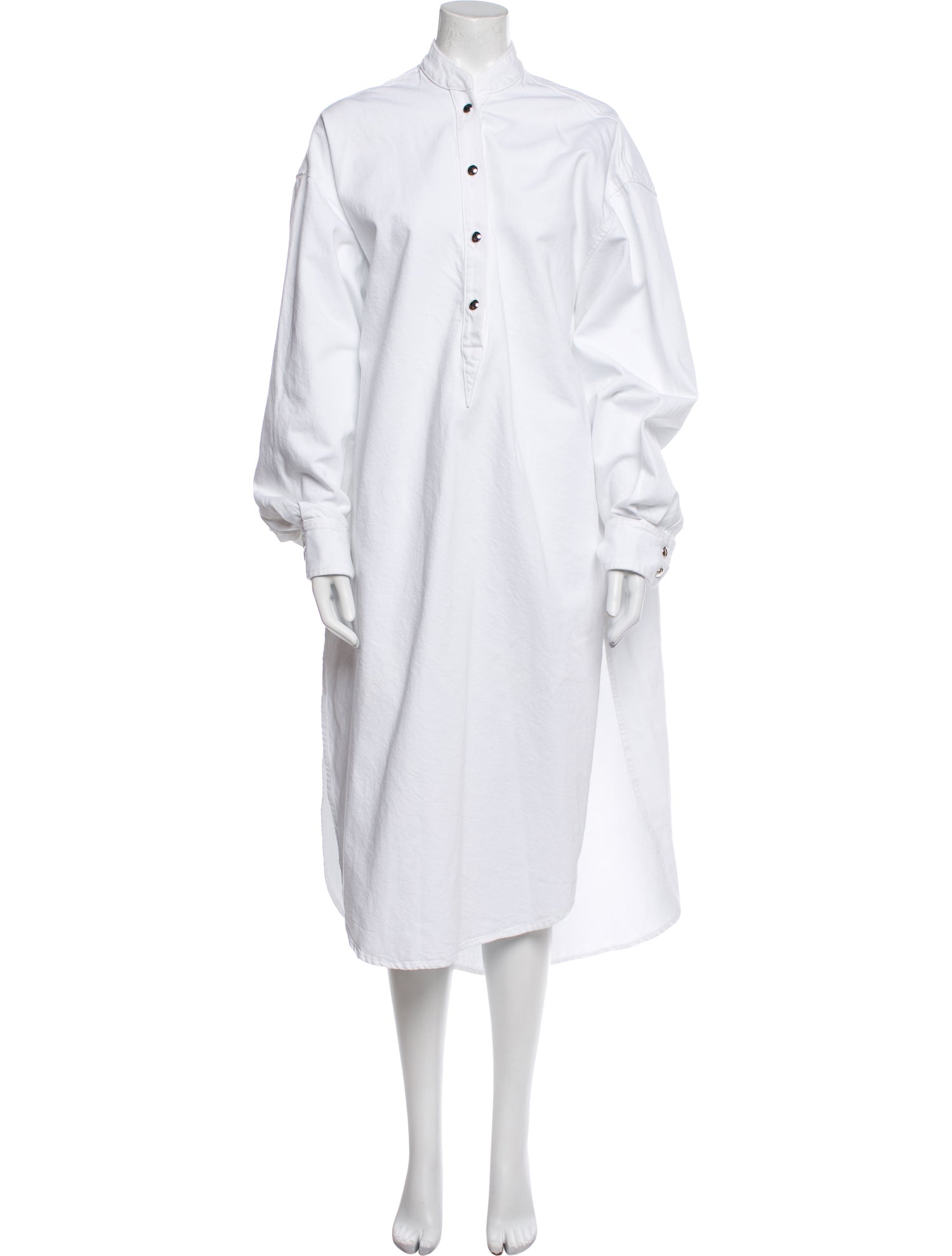 Khaite Mock Neck Long Dress